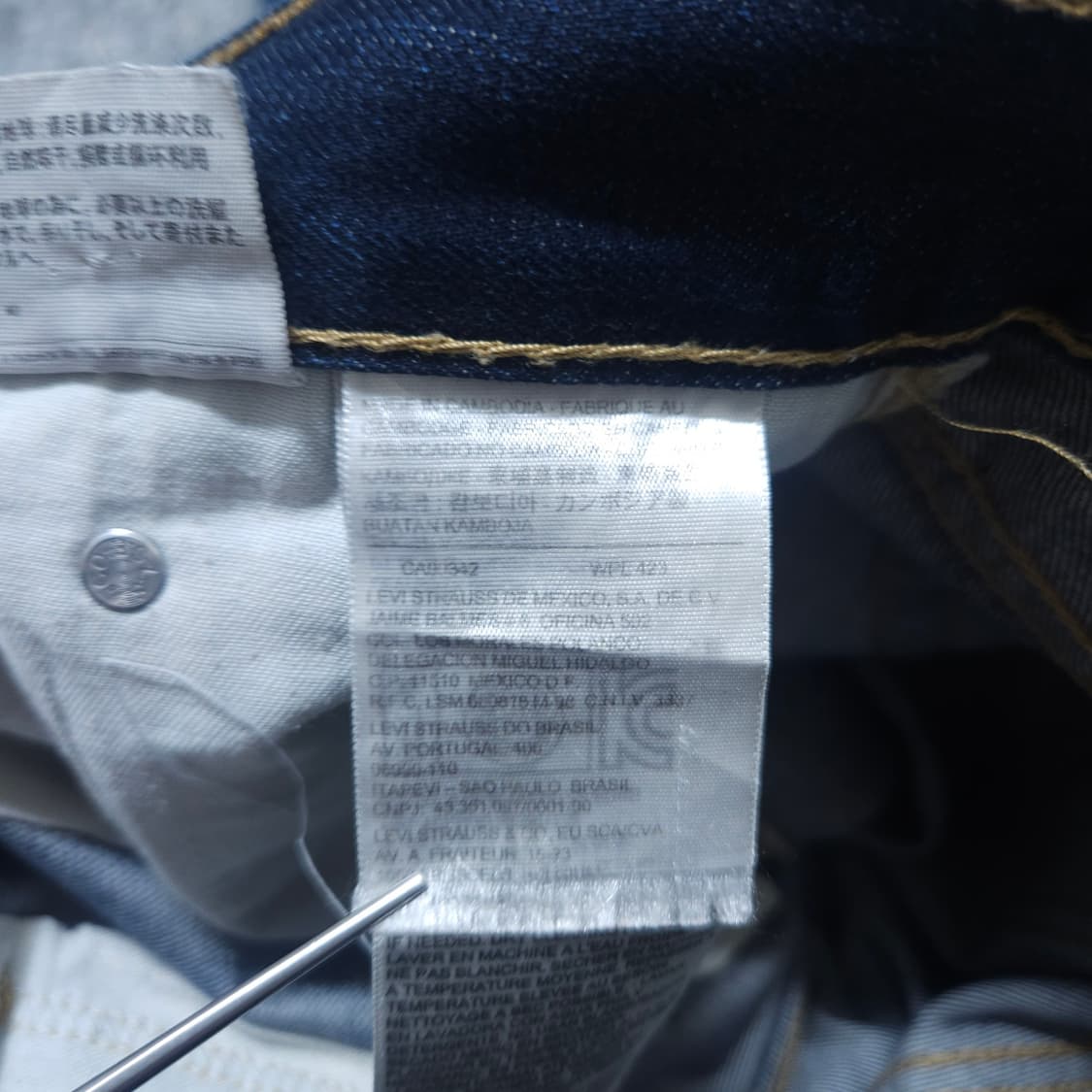 리바이스514) 30/34 남자 일자청바지 / 왕눈이샵 상품이미지8