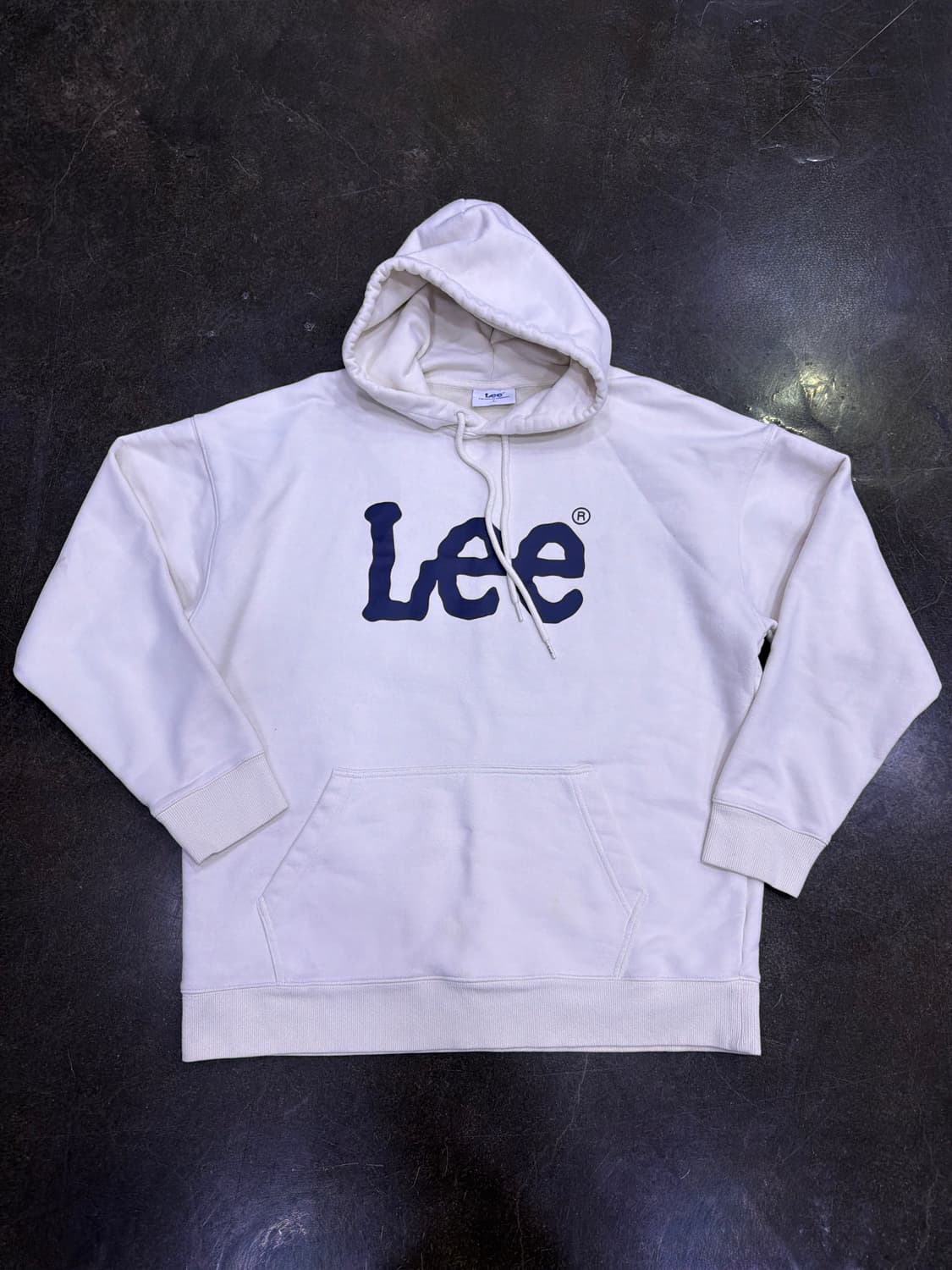 LEE 리 후드티 로고 아이보리 후디 L 상품이미지1