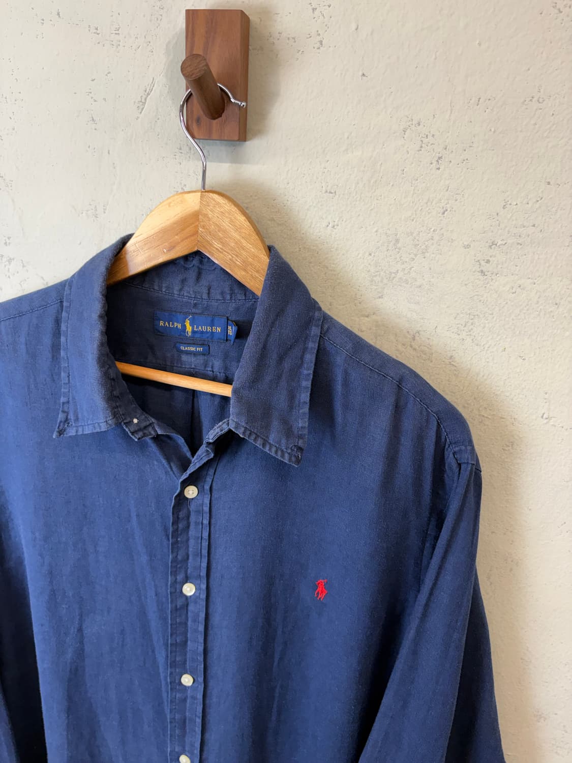 폴로랄프로렌 네이비 린넨 셔츠 상품이미지6