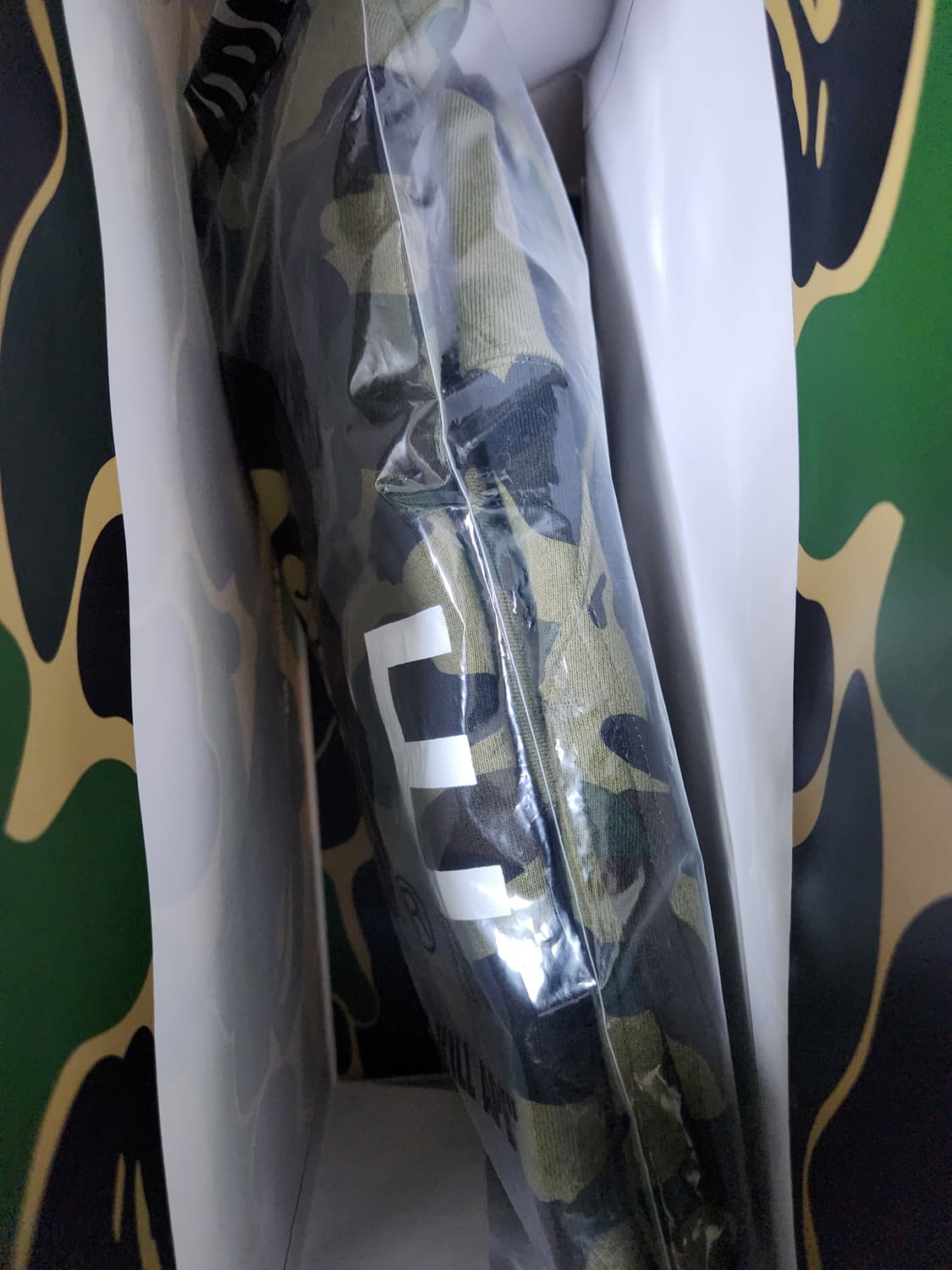 Bape 후드티 녹계 미착용 새상품 상품이미지2