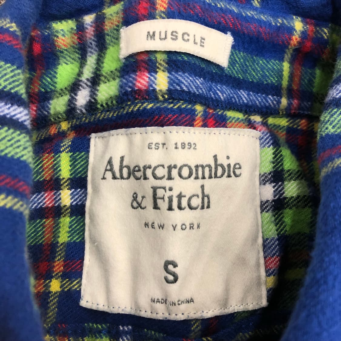 아베크롬비 체크 셔츠 상품이미지5