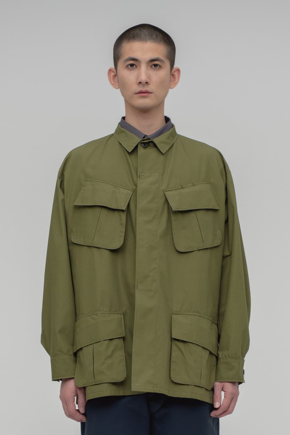 시오타 수빈코튼 퍼티그 밀리터리 자켓 상품이미지1