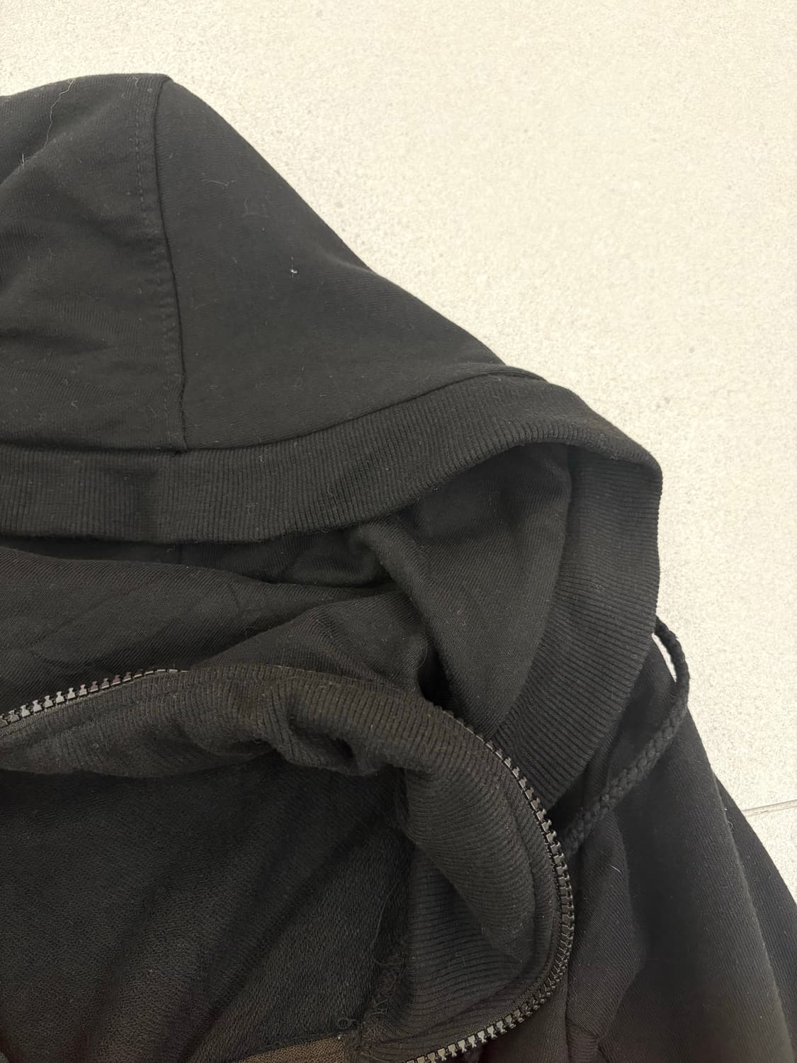 블랙 셔링 후드집업 상품이미지4