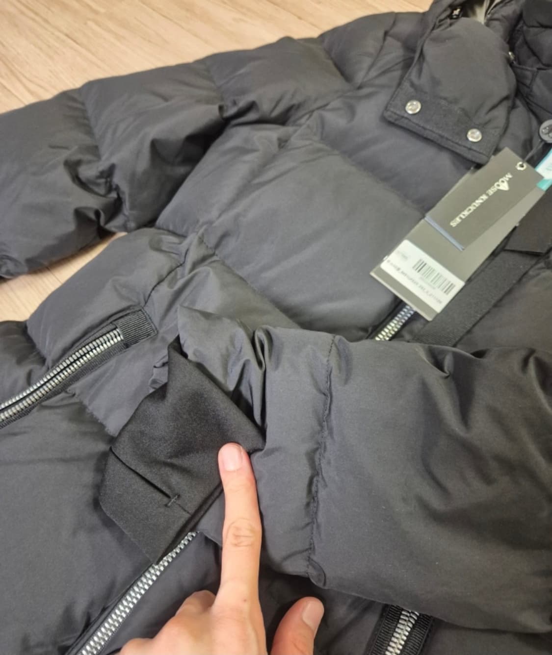 (새상품) 무스너클 여성 롱패딩 S 사이즈 상품이미지4