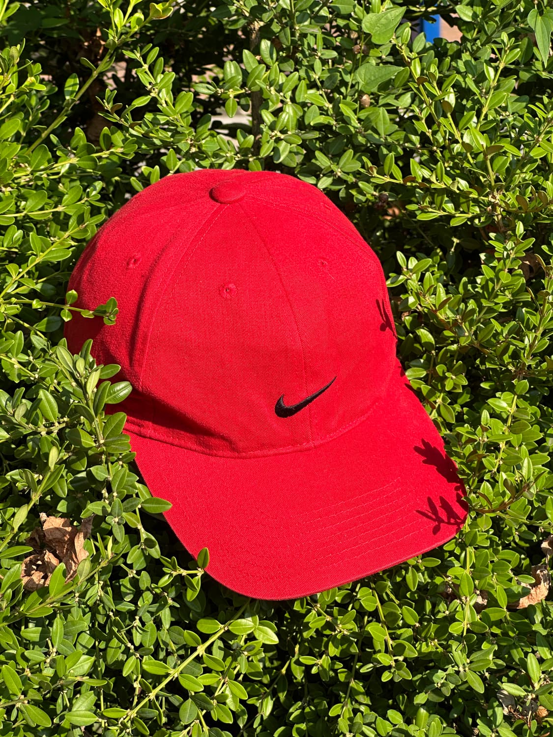 [F] 00s NIKE 나이키 레드 볼캡 모자 Korea made 상품이미지1