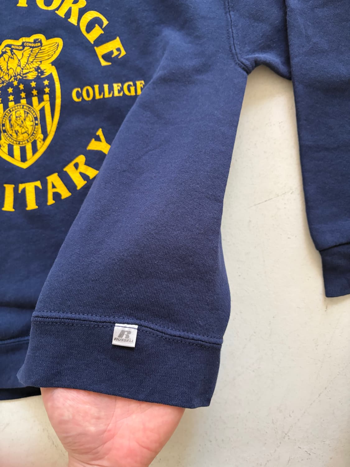 00’s military Academy Russell sweatshirt 상품이미지6