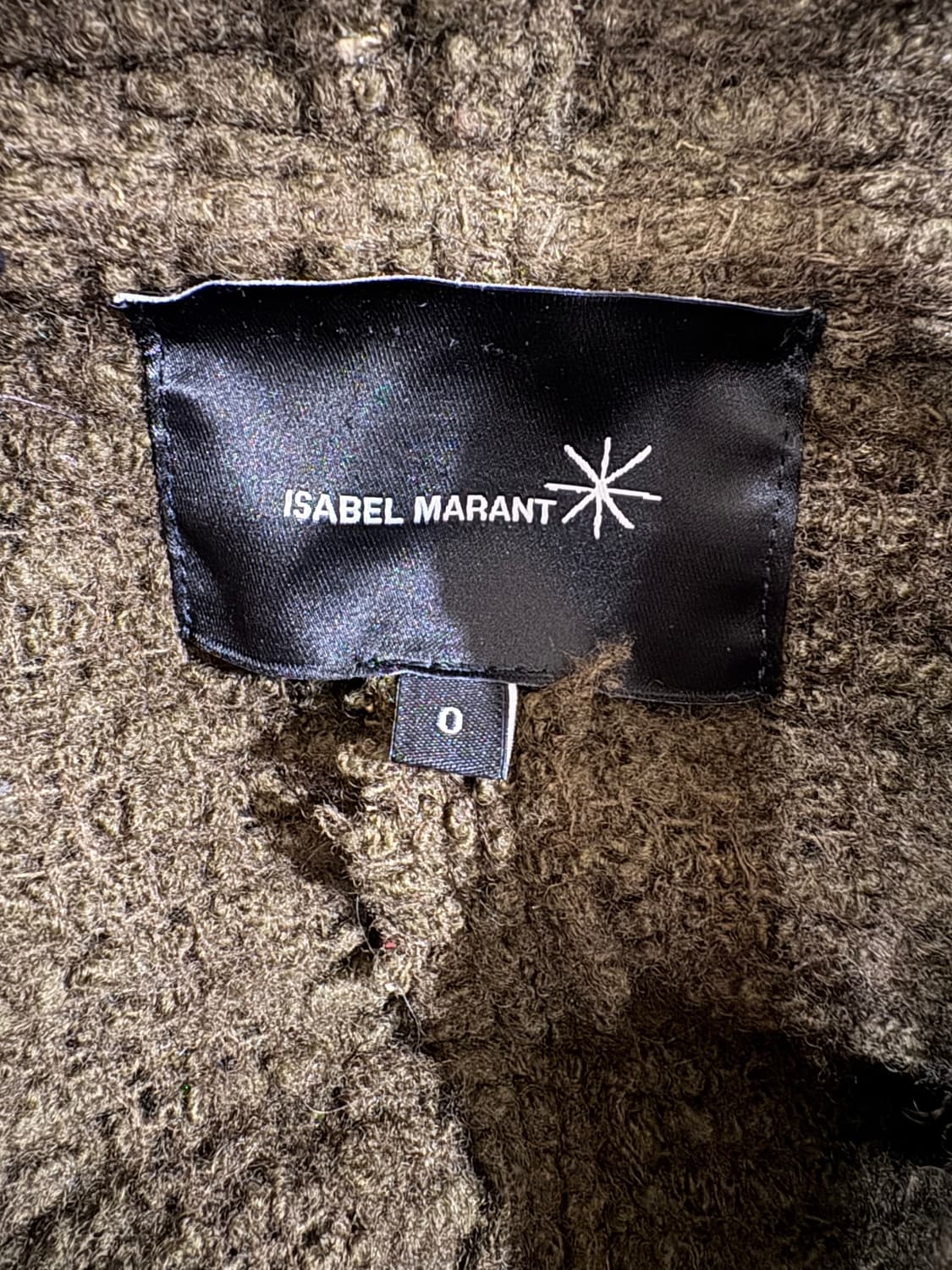 이자벨마랑 램 레더 숄 카라 랩 니트 자켓 상품이미지6