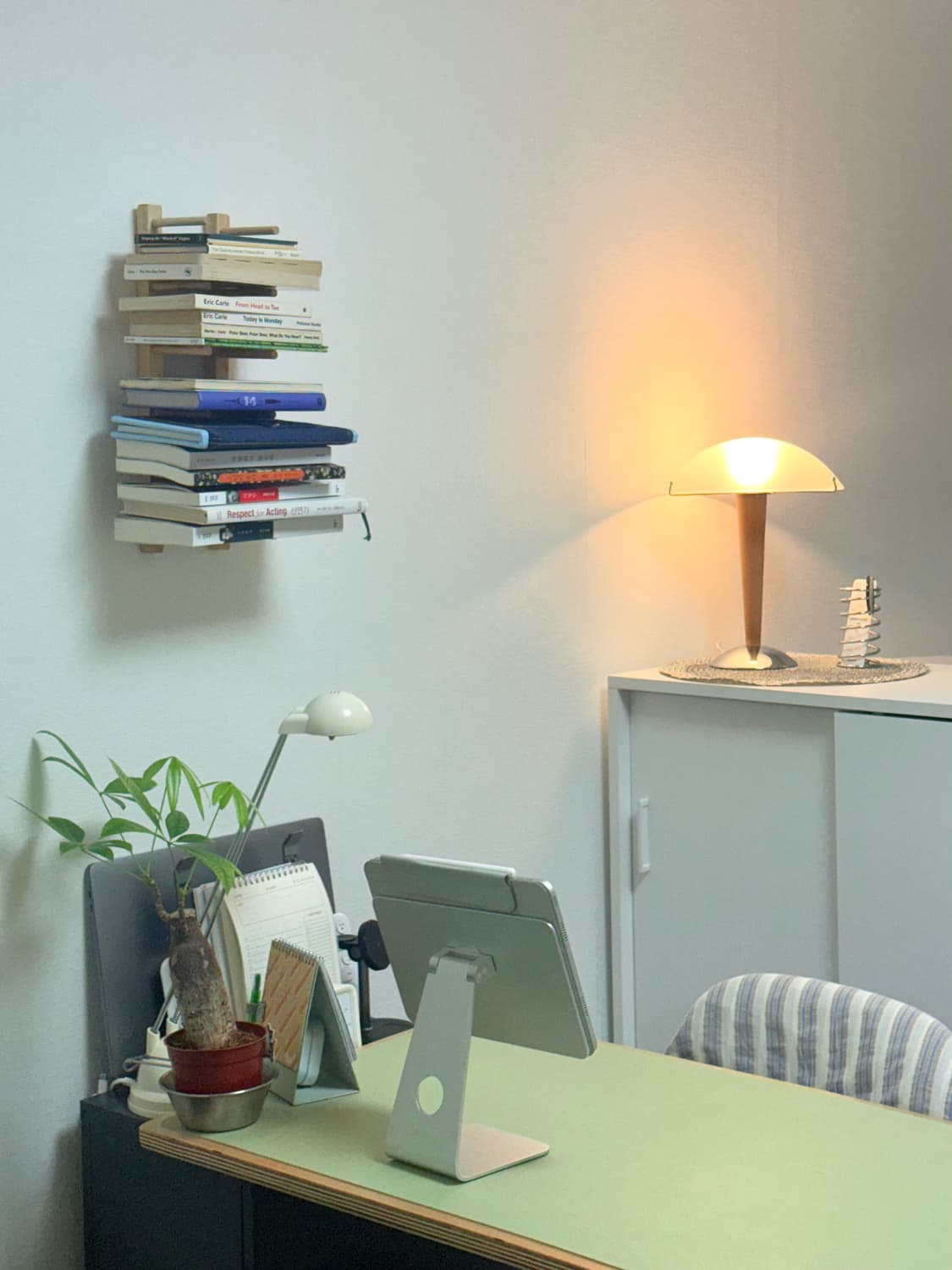 빈티지 이케아 크빈톨(KVINTOL) 우드 탁상 조명 상품이미지2