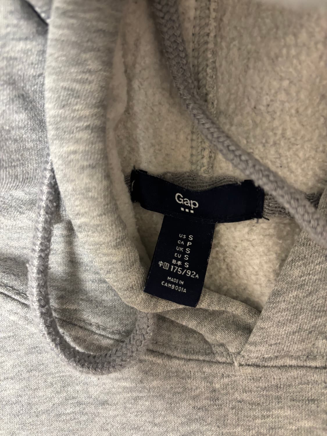 Gap 후드티 그레이 S 상품이미지3