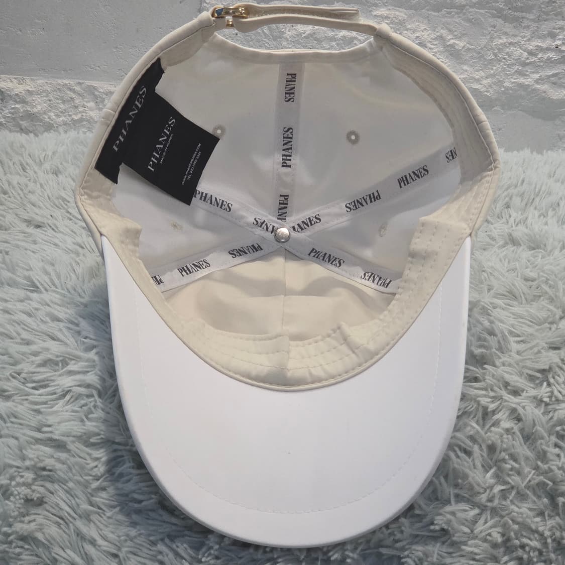 M1-10:Phanes 화이트 클래식 캡(56-60)-거의새거 상품이미지6