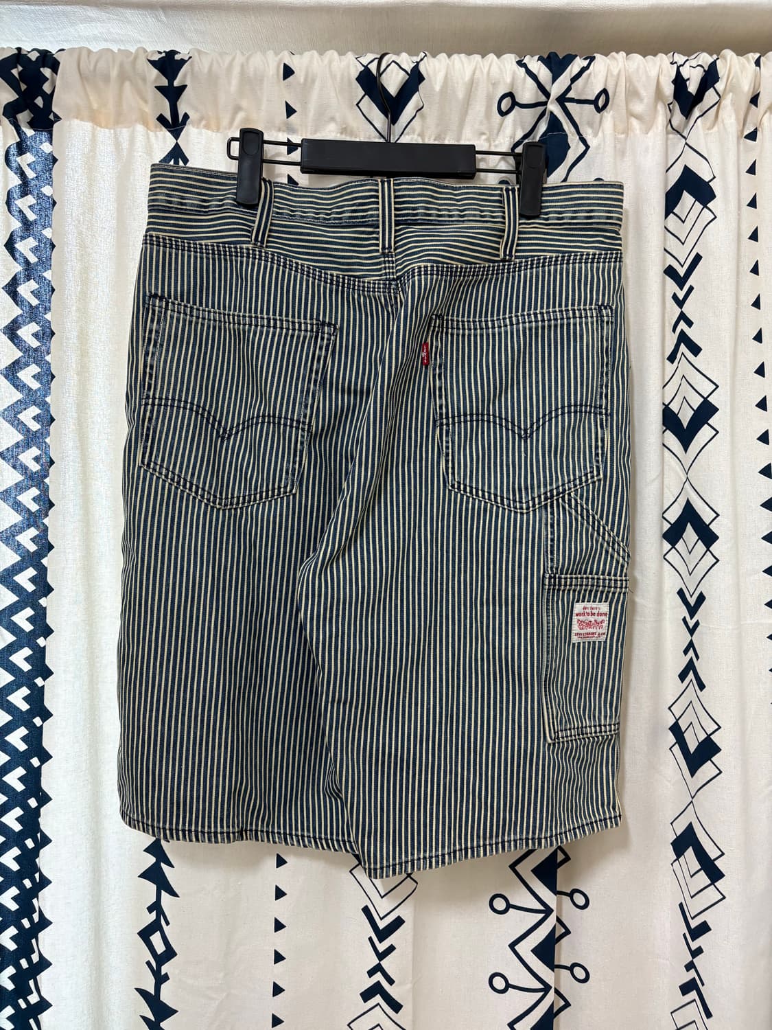 리바이스 / 568 루즈 카펜터 쇼츠 미디움 워시 상품이미지3