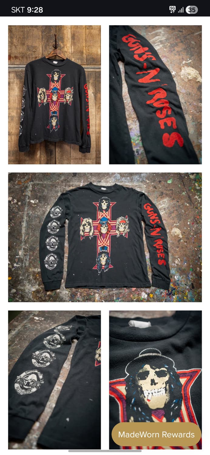 메이드원 건즈앤로지스 롱슬리브 m 상품이미지1