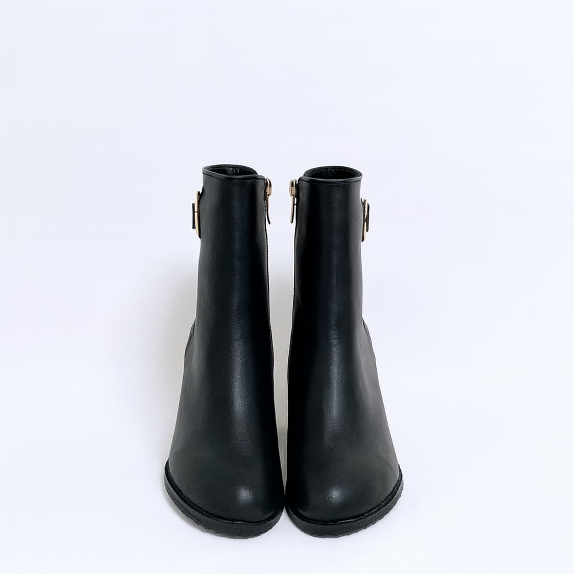 슈콤마보니 천연가죽 밸트 집업 앵글 부츠 상품이미지2