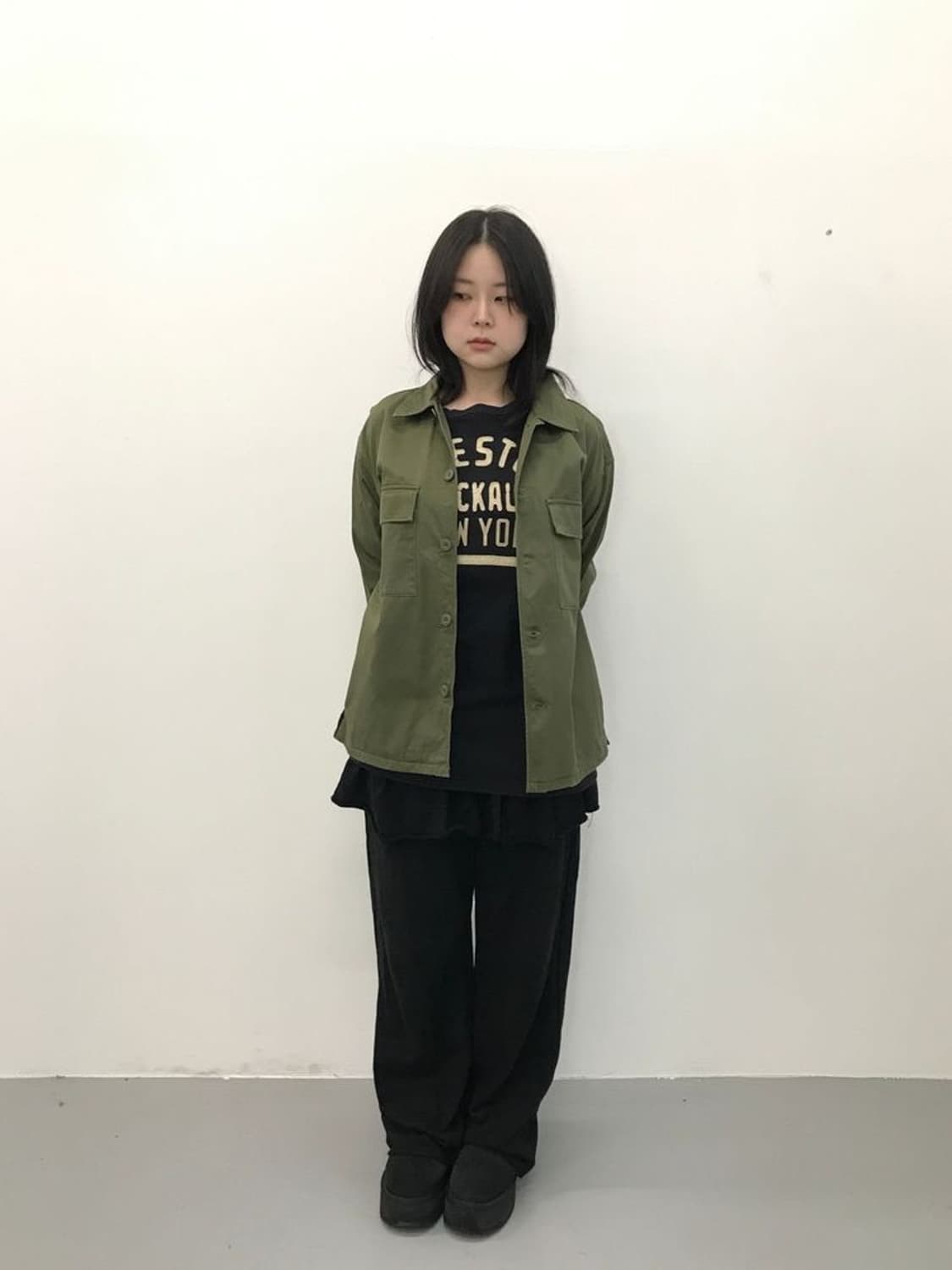 GU Military Shirt Jacket 상품이미지1