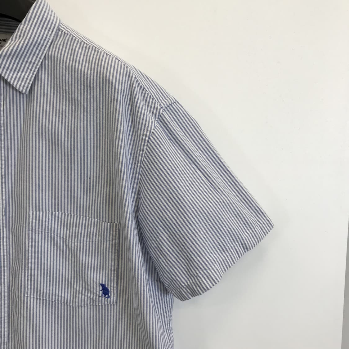 에스피오나지 옥스포드 반팔 스트라이프셔츠 [XL] 상품이미지2