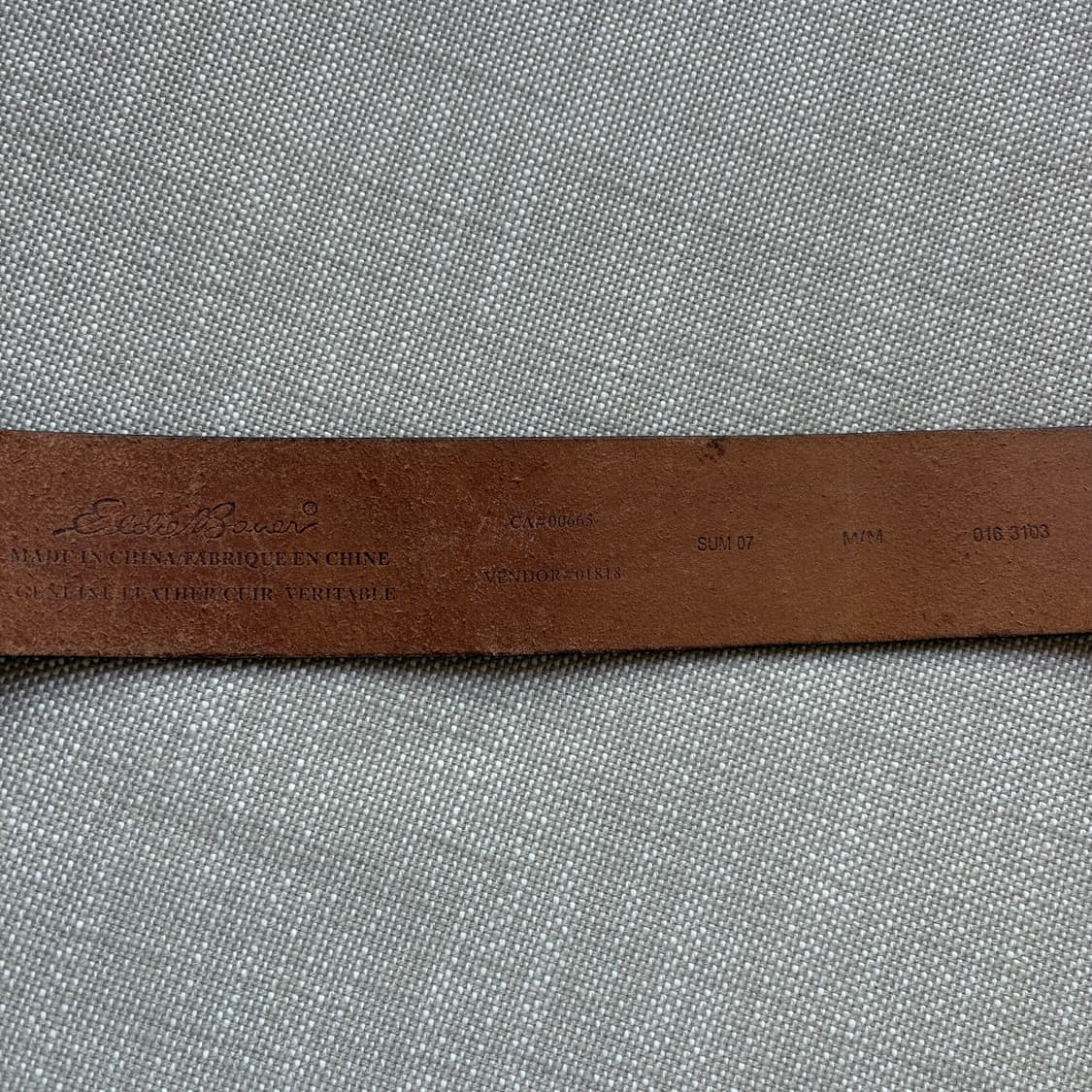 [32-34]Eddie Bauer WB 레더 링버클 스터드 벨트 상품이미지9