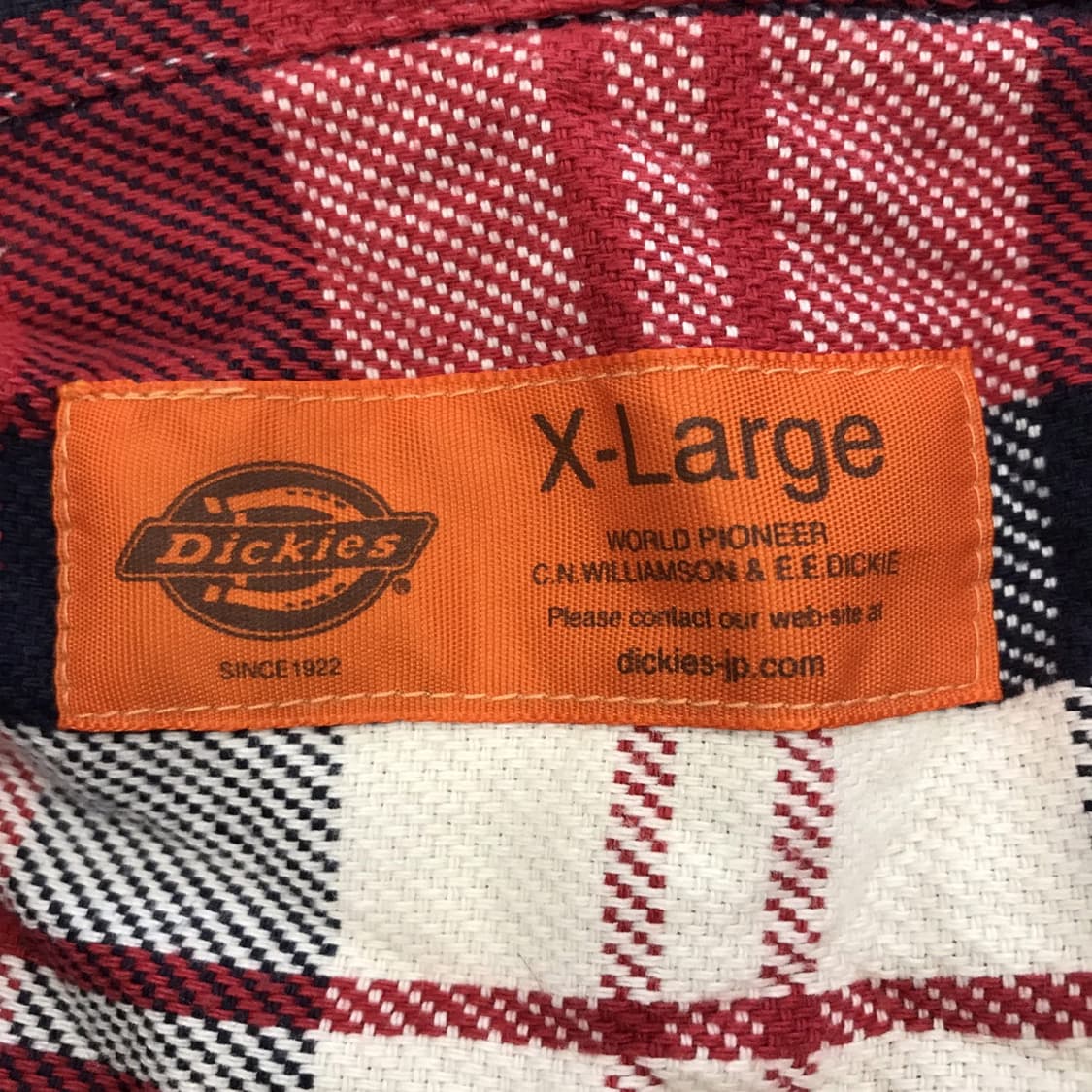 디키즈 JPN 헤비플란넬 워크셔츠자켓 [XL] 상품이미지6