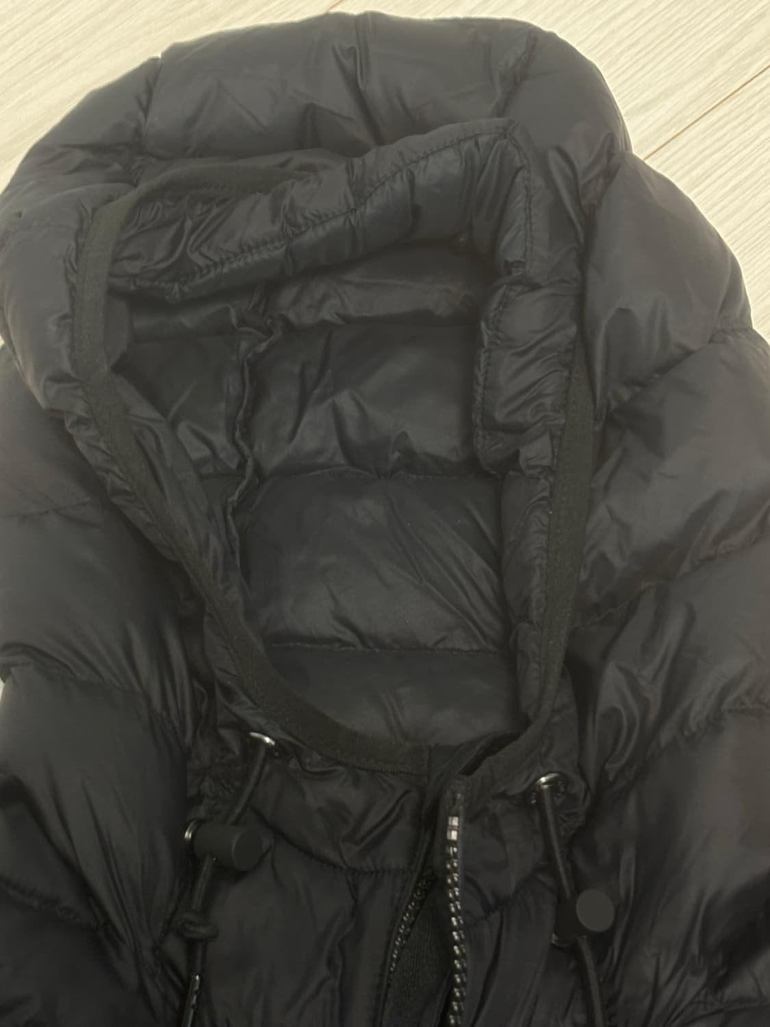 폴로 후드 경량 패딩 M 상품이미지5