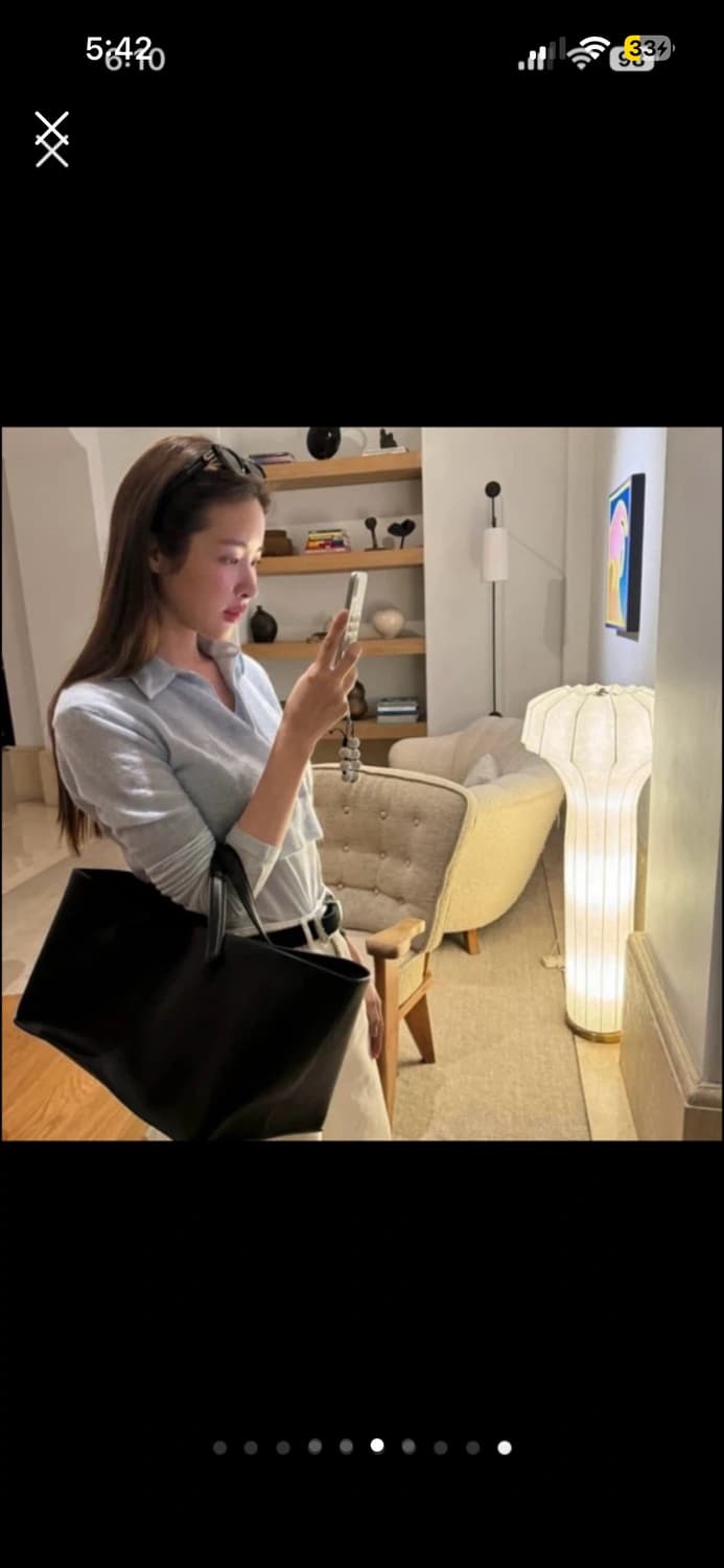 더로우 아이다호 코튼백 Idaho/블랙 상품이미지5