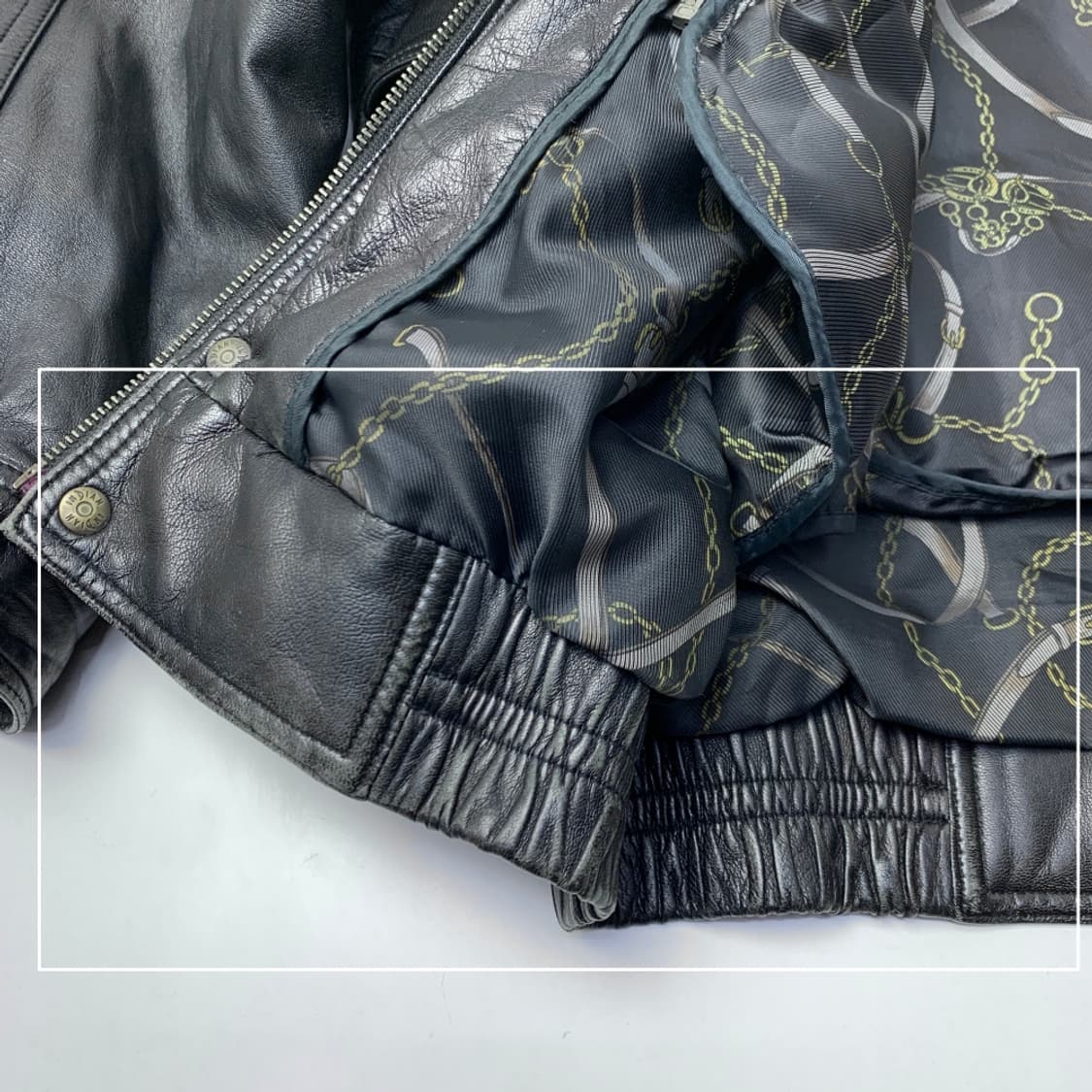 [100/정품] INDIAN 덕다운 레더 자켓 상품이미지9