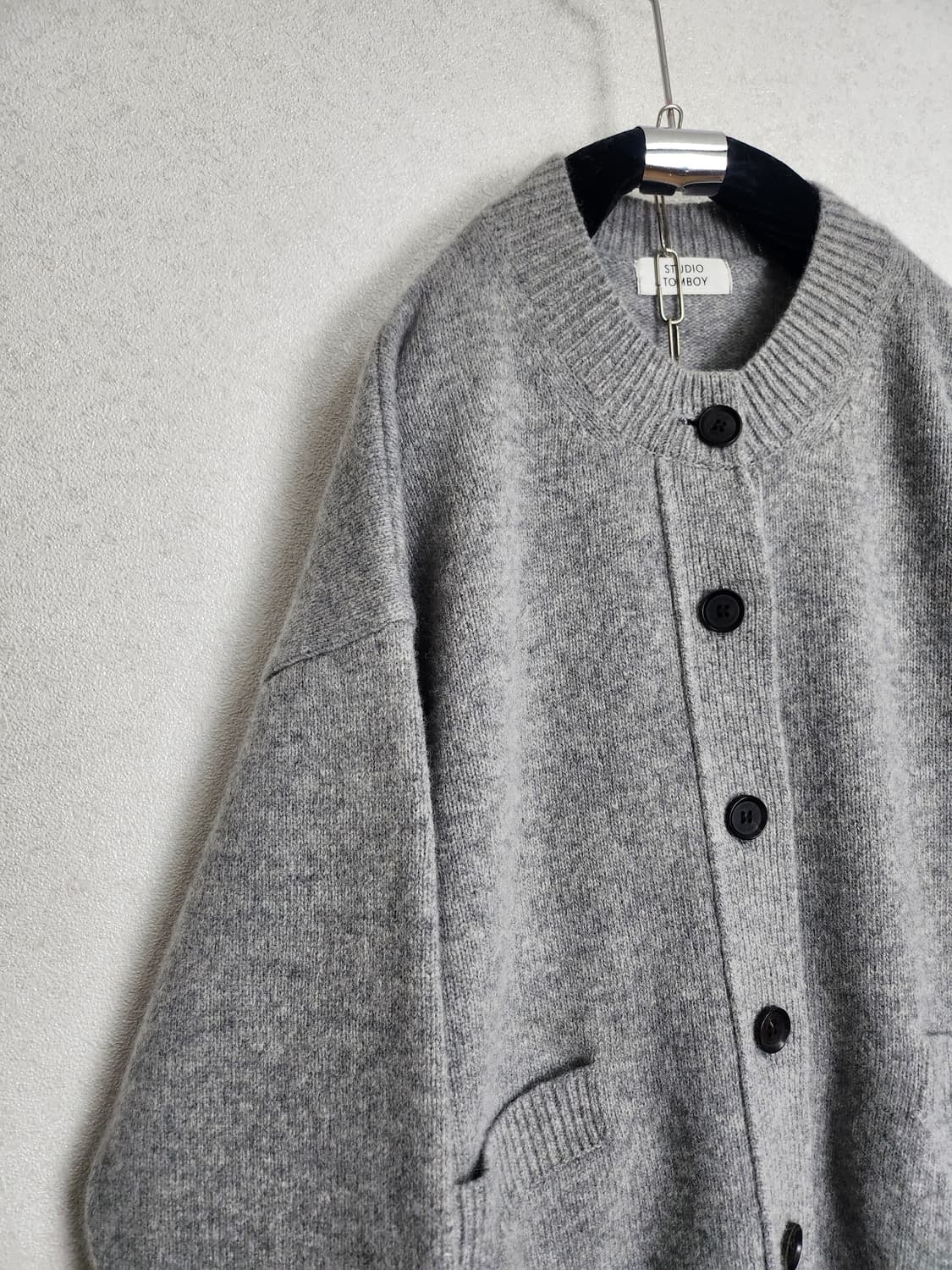 스튜디오톰보이 램스울 가디건 free  상품이미지4