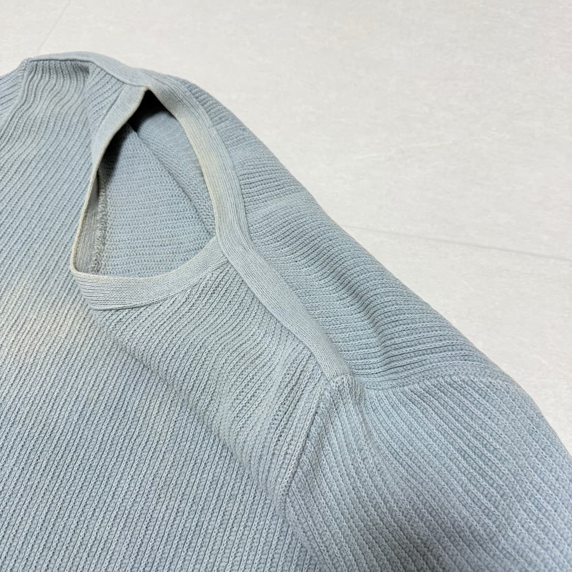 [ XL] 90aw 스톤아일랜드 아카이브 박스 니트 상품이미지4