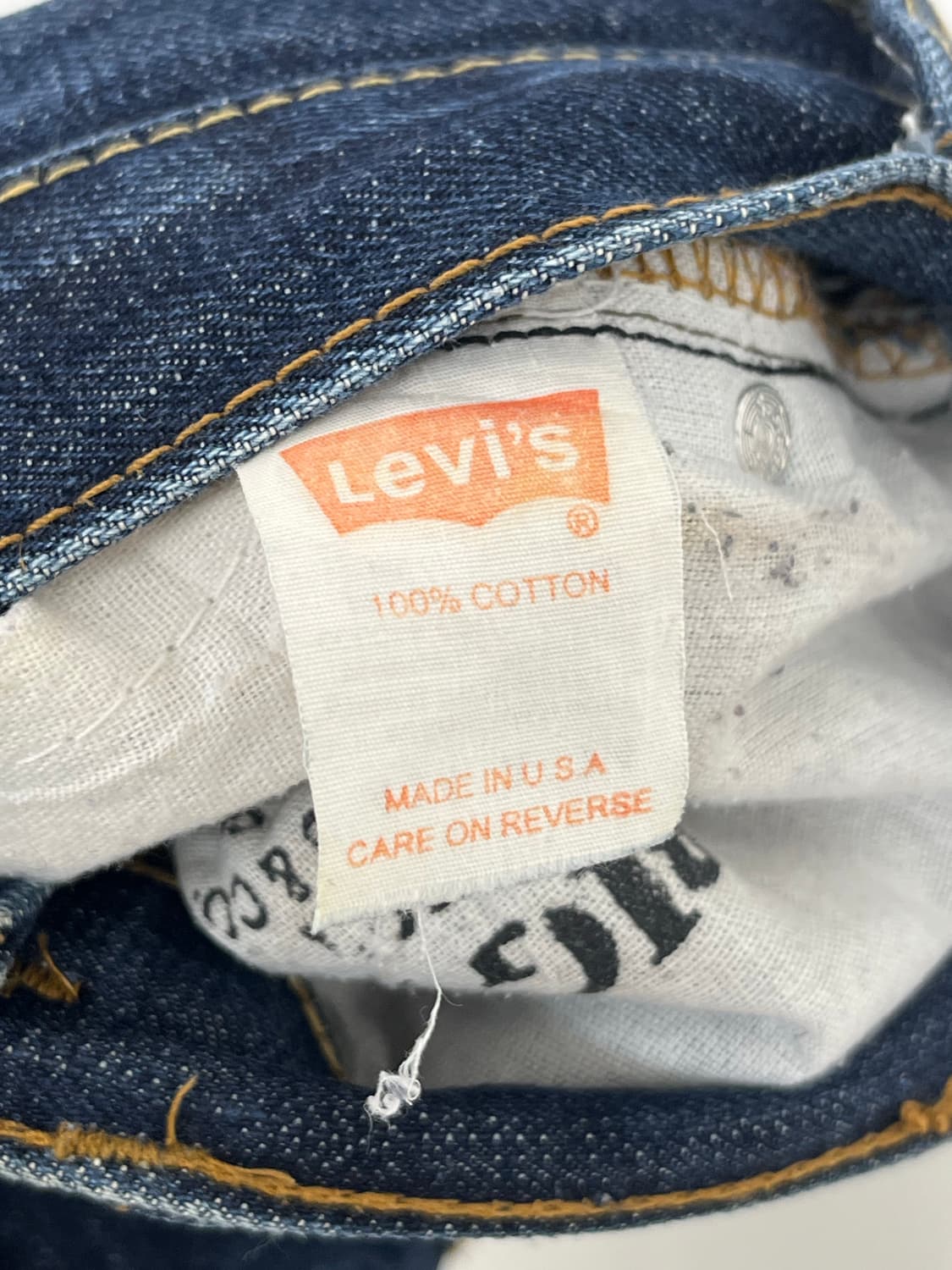 90's Levi's 501 BIG E selvage denim  상품이미지8