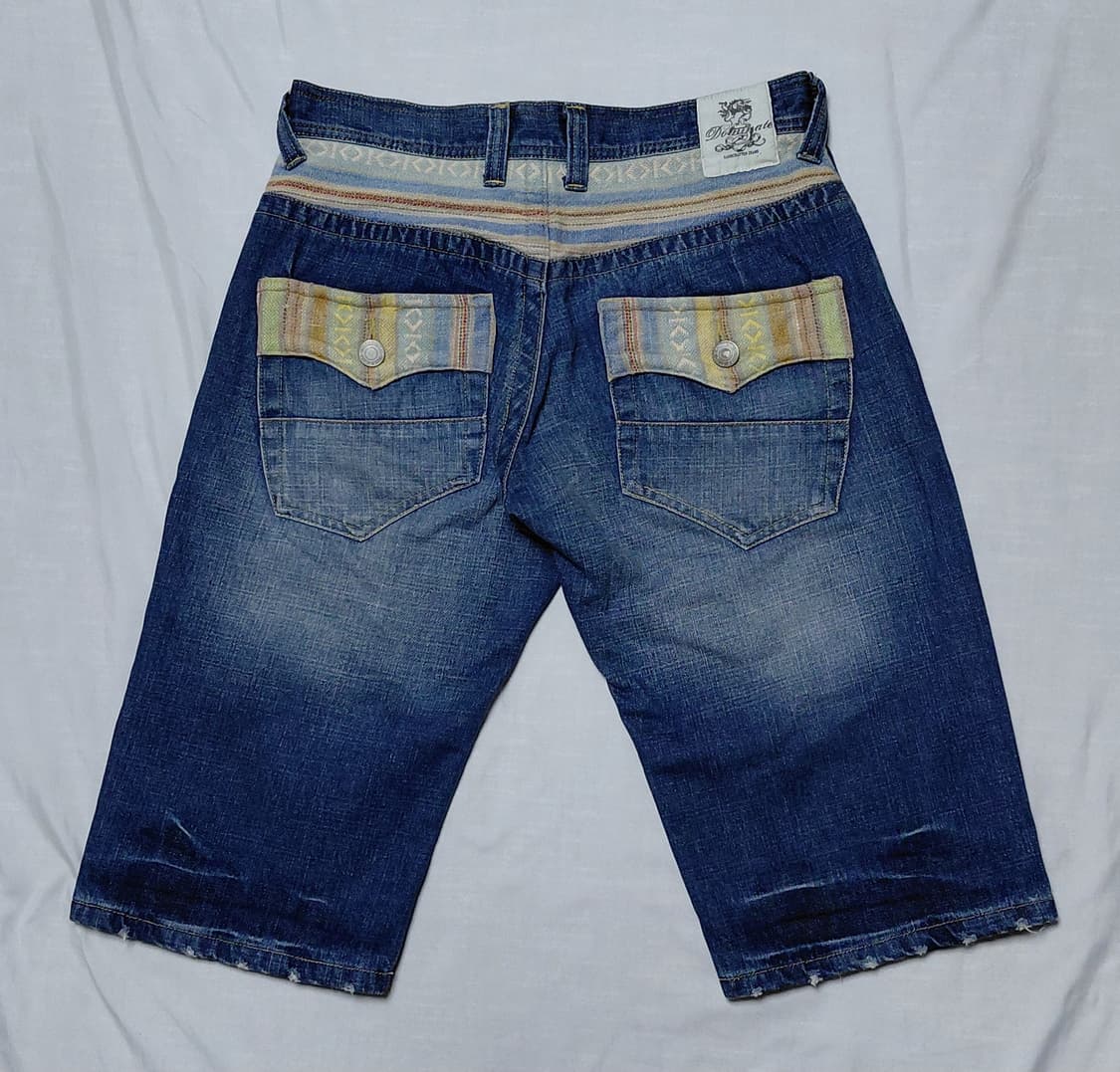 [M] 도미네이트(Dominate) 에스닉 포인트 빈티지 데님 반바지 상품이미지7