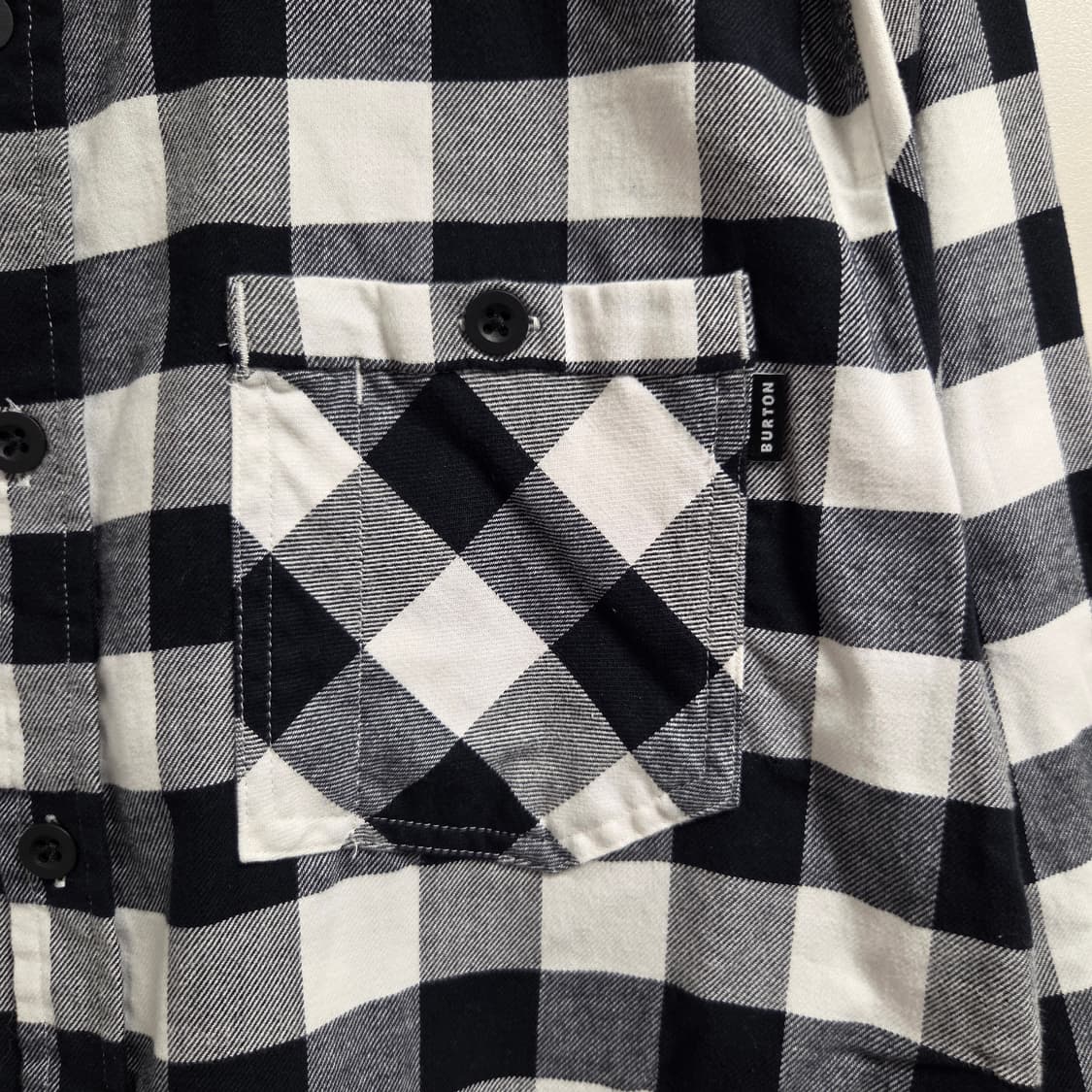 Burton 잉글랜드 플란넬 체크 셔츠 L(100) 상품이미지4