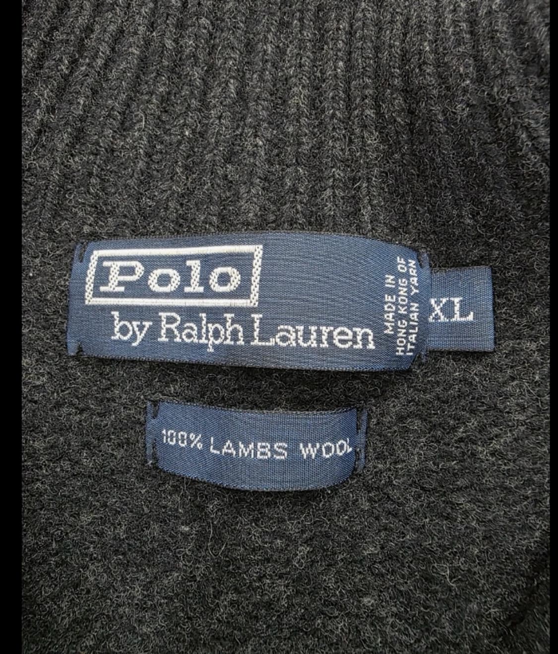 폴로 랄프로렌 램스울 하프집업 니트 XL 상품이미지4
