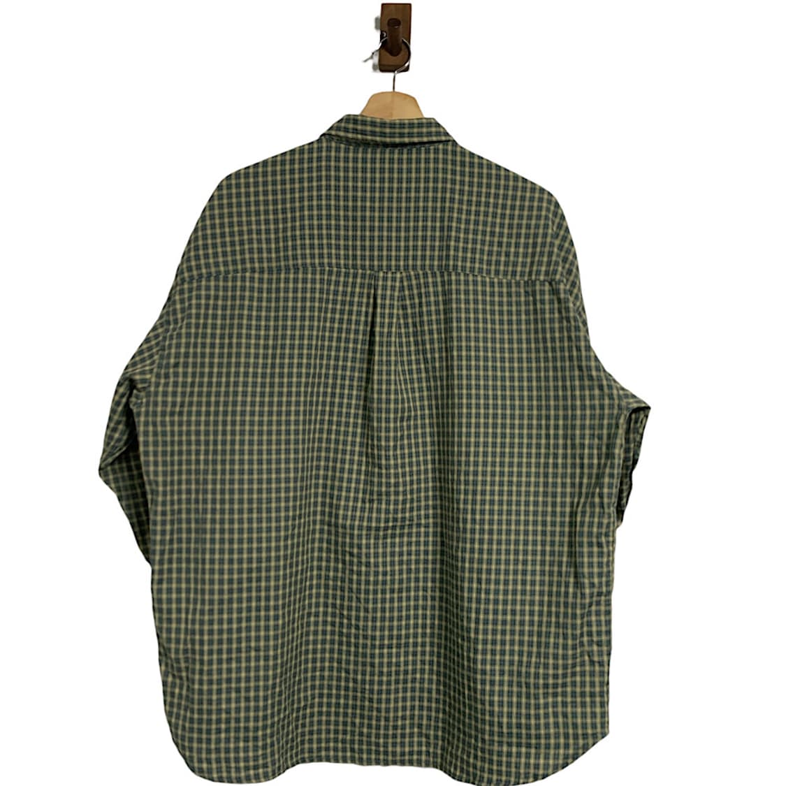 누빈다 빈티지 너드 오버핏 체크 셔츠 M 상품이미지6