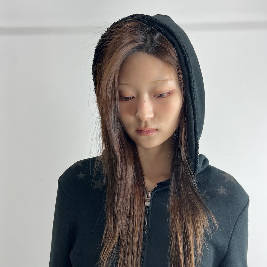 WJK X M THANK YOU FRIEDNS 스타 져지 후드 집업 상품이미지6