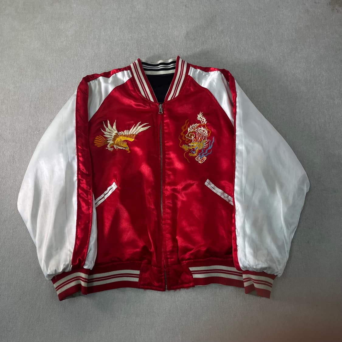 100 일본빈티지 스카쟌 리버시블 자켓   상품이미지2