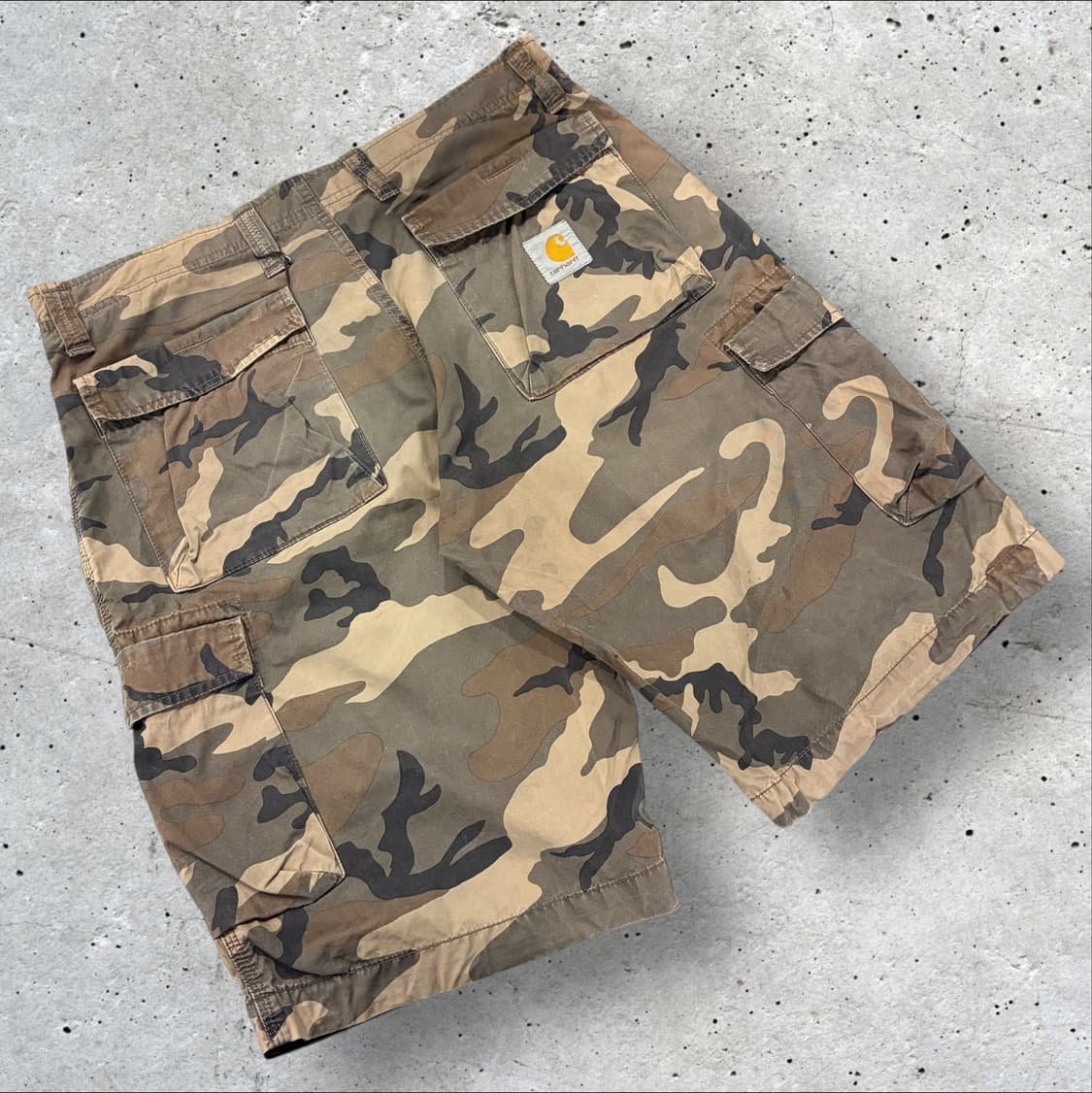 [34] 올드 칼하트 빈티지 카모 반바지 밀리터리 B425 상품이미지1