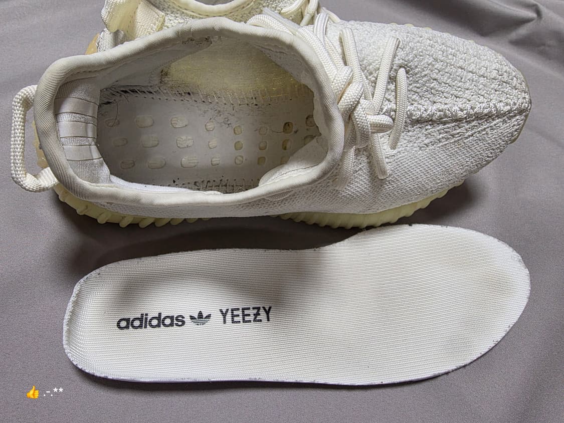 아디다스 이지부스트 350 V2 크림화이트 [235mm] 상품이미지8