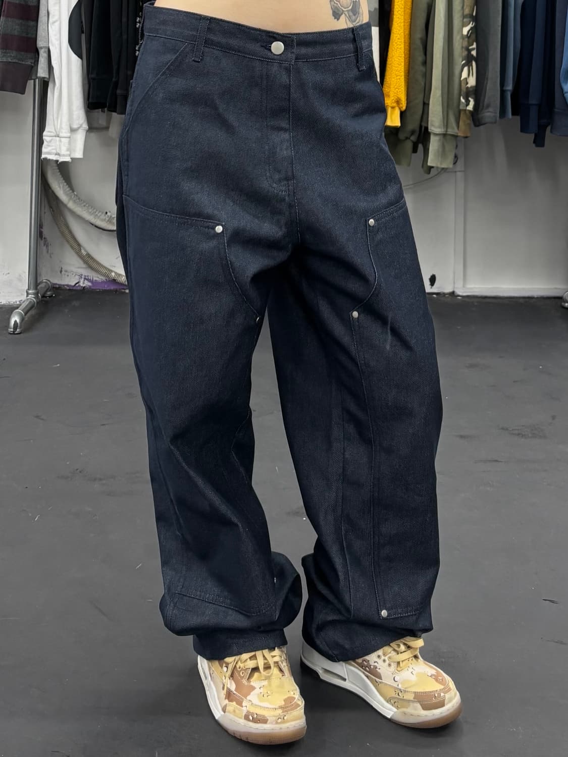 VTG 더블니 데님팬츠 상품이미지2