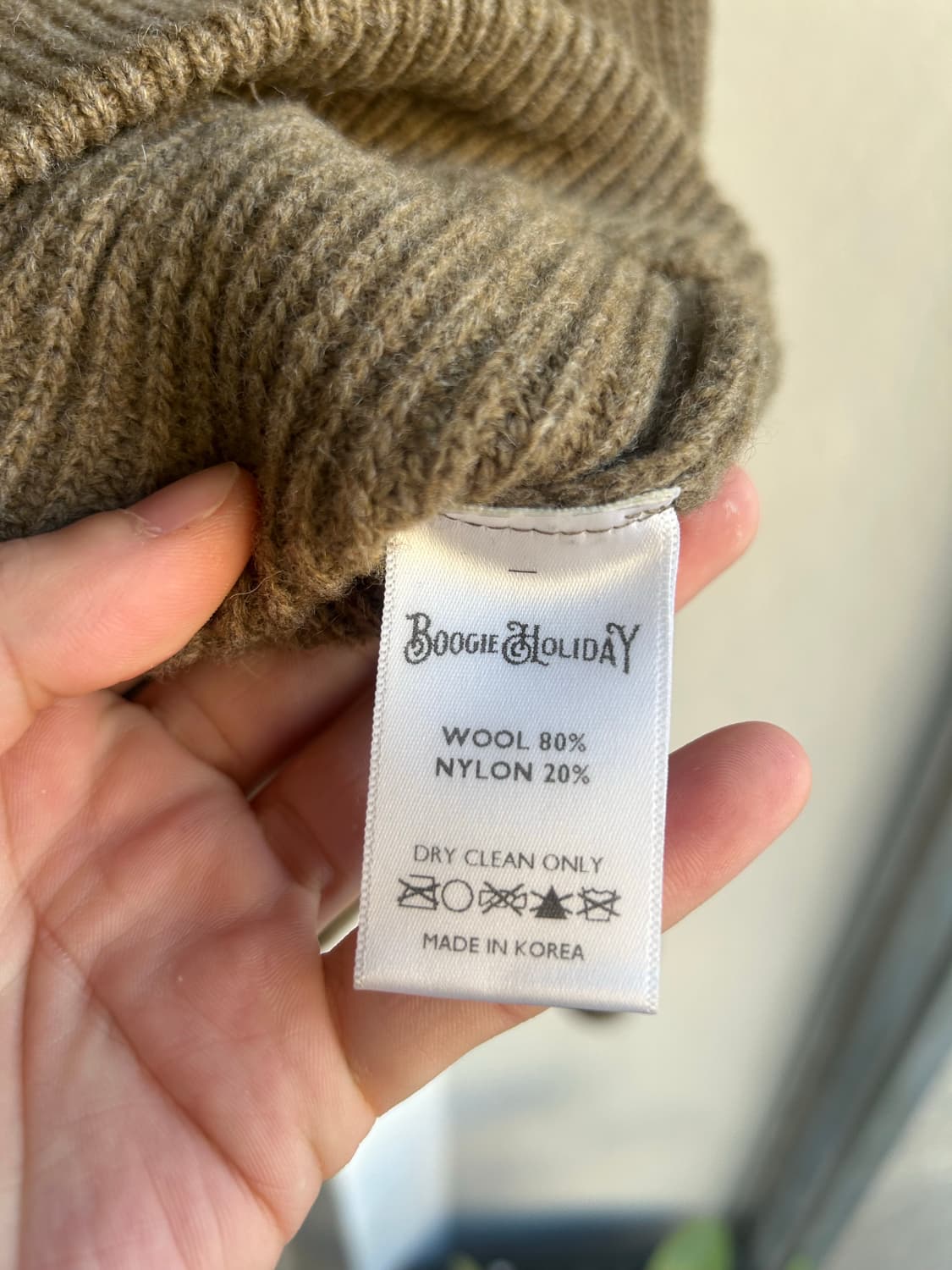 부기홀리데이 울 가디건 상품이미지6