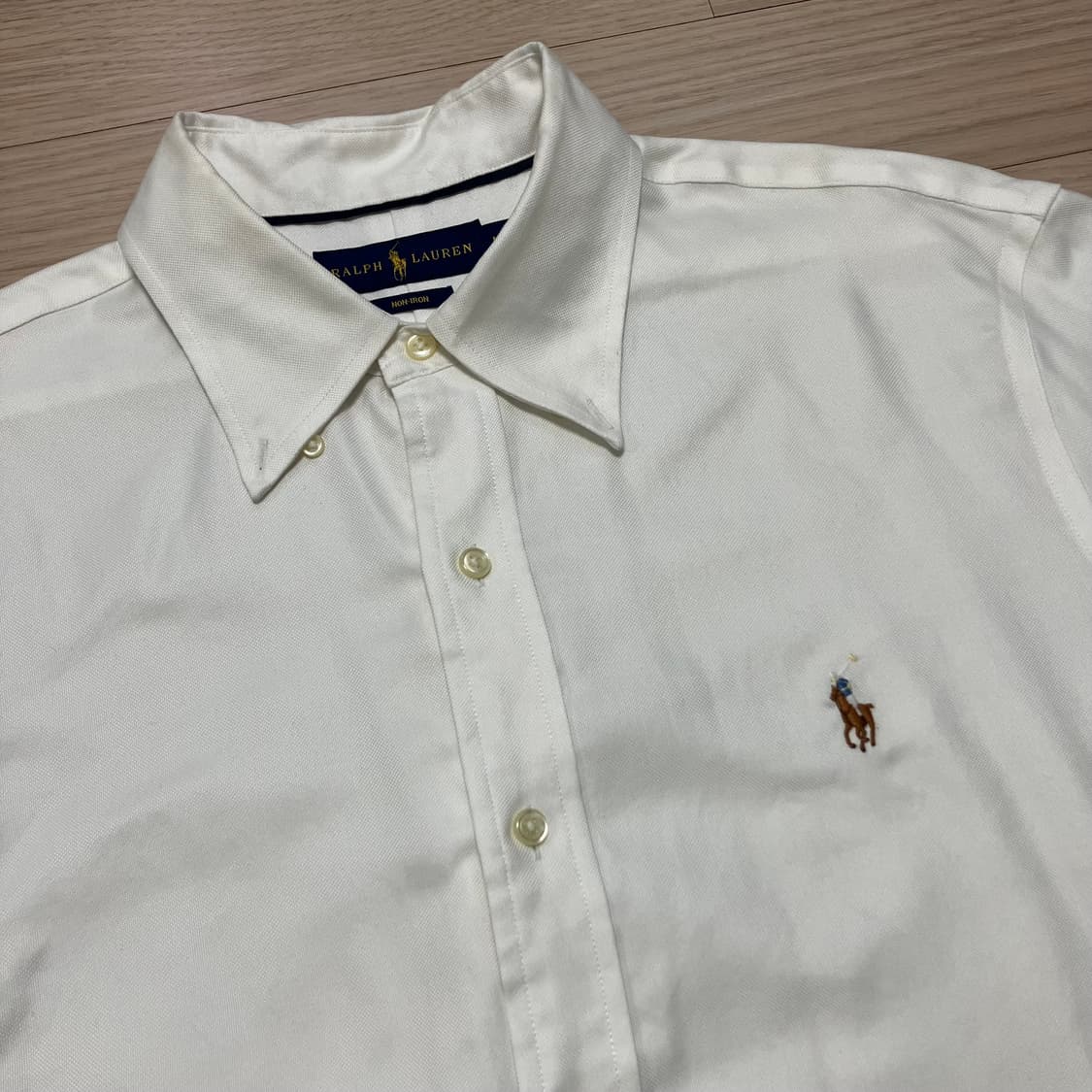 [Polo] 폴로 랄프로렌 긴팔 셔츠 화이트 L 상품이미지4