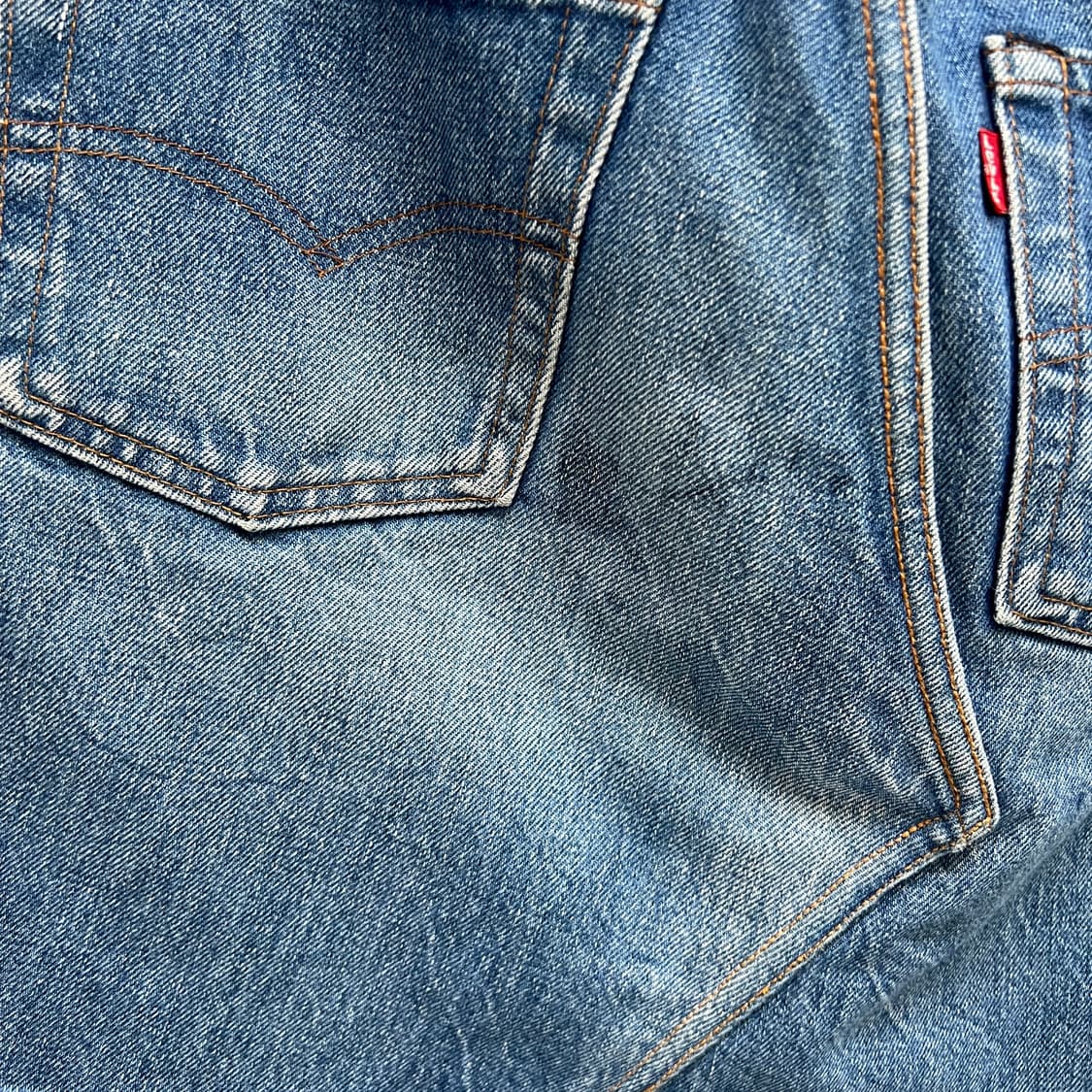 80s levis 501 데님 스커트 상품이미지7