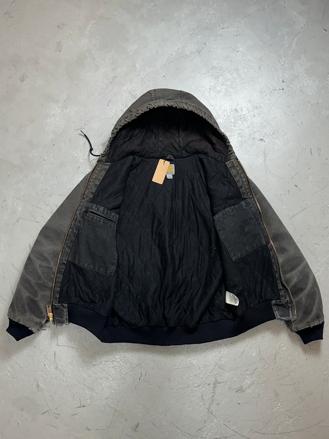 OG 칼하트 J130 액티브 자켓 칼하트 BLK 하드에이징 상품이미지7