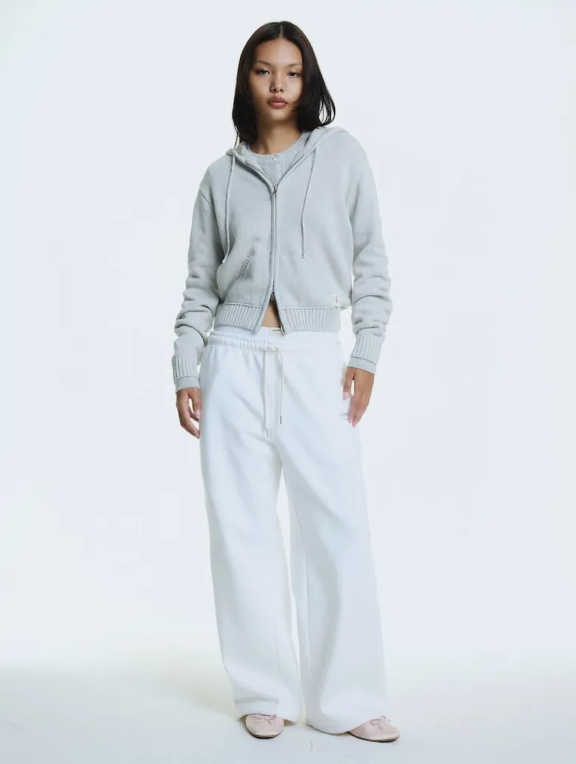 글로니 G DRAWSTRING SWEATPANTS 트레이닝팬츠 아이보리 상품이미지1