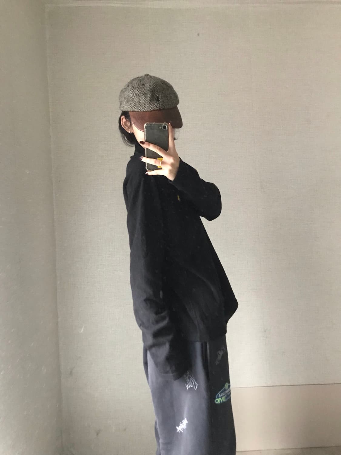 폴로 블랙 후리스 반집업 상품이미지4