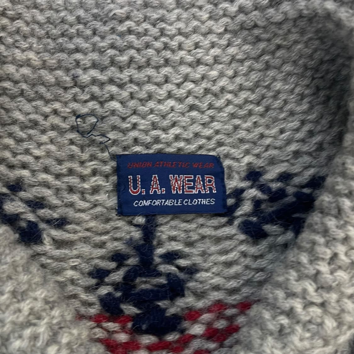 U.A WEAR 아메리칸 빈티지 코위찬 노르딕 니트 집업  상품이미지4