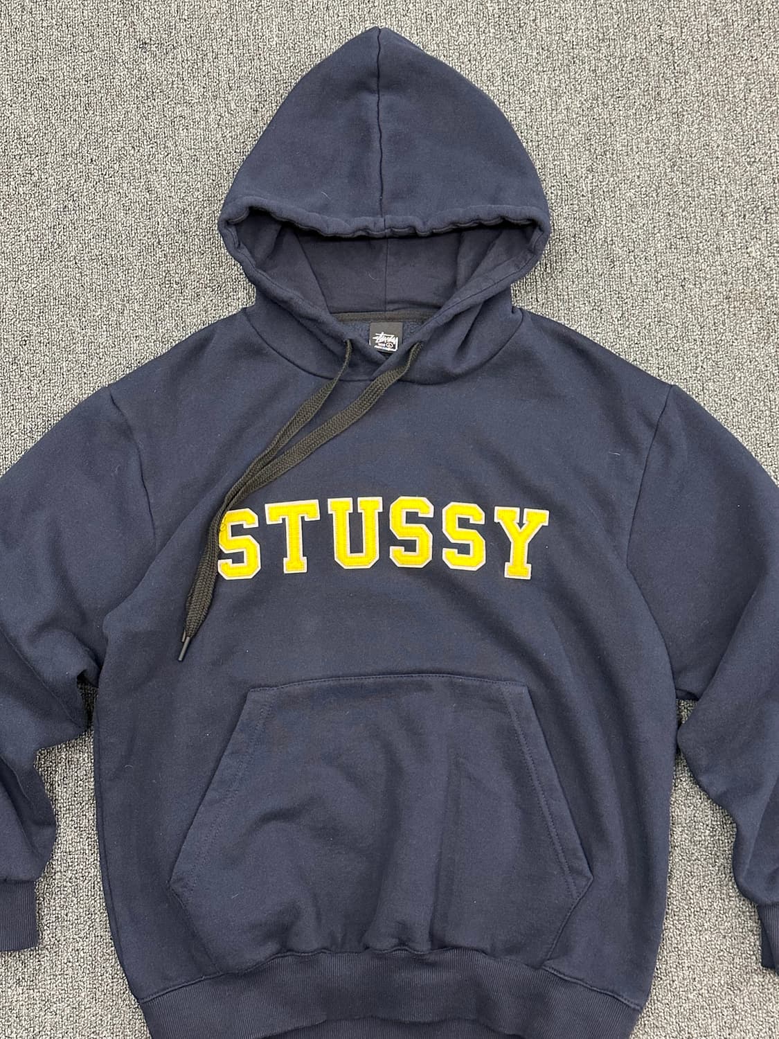 L)스투시 Stussy 센터 자수 디테일 오버핏 기모 후디 상품이미지3