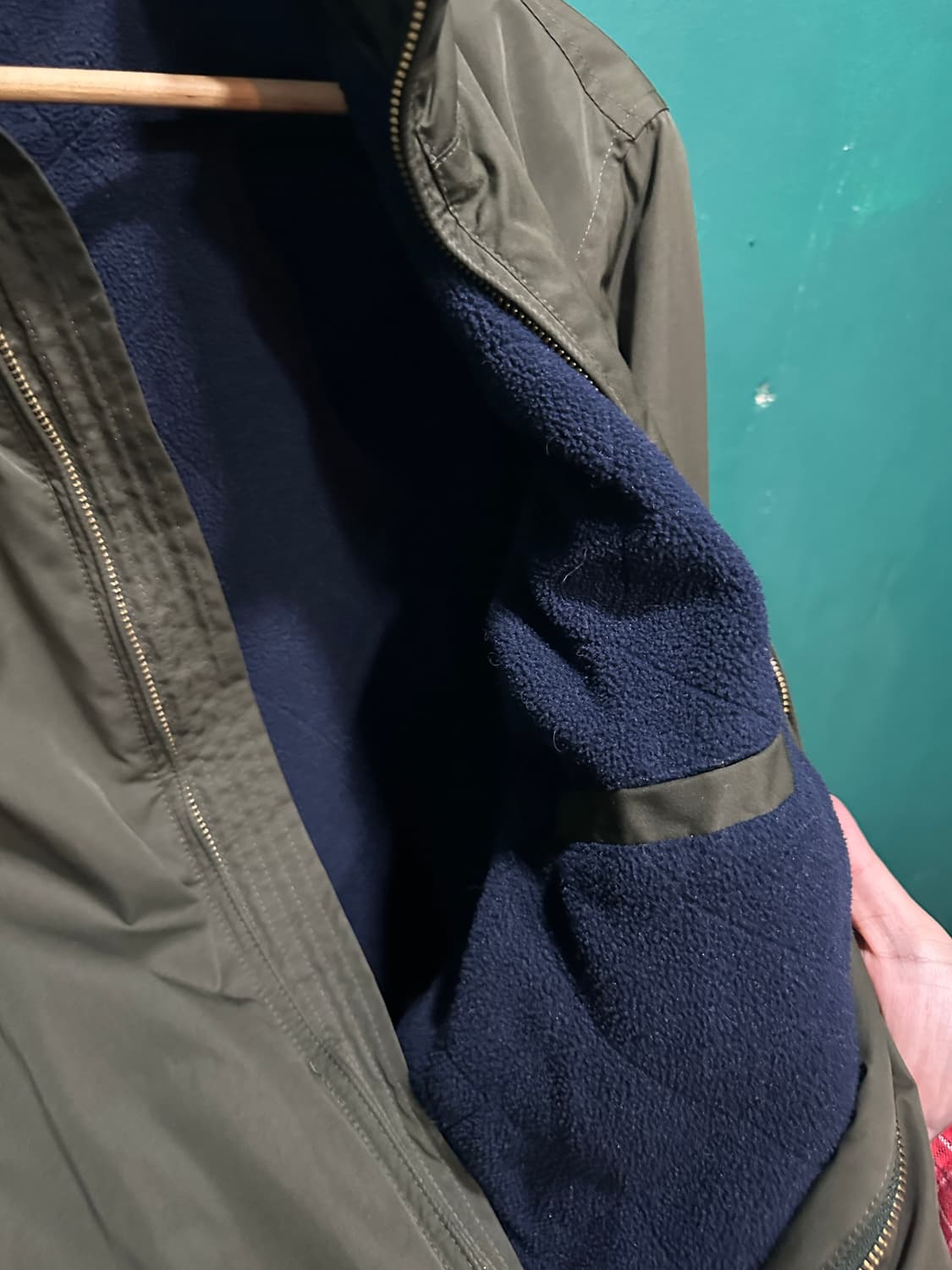 폴로 블루종 바람막이 올리브 M 상품이미지4
