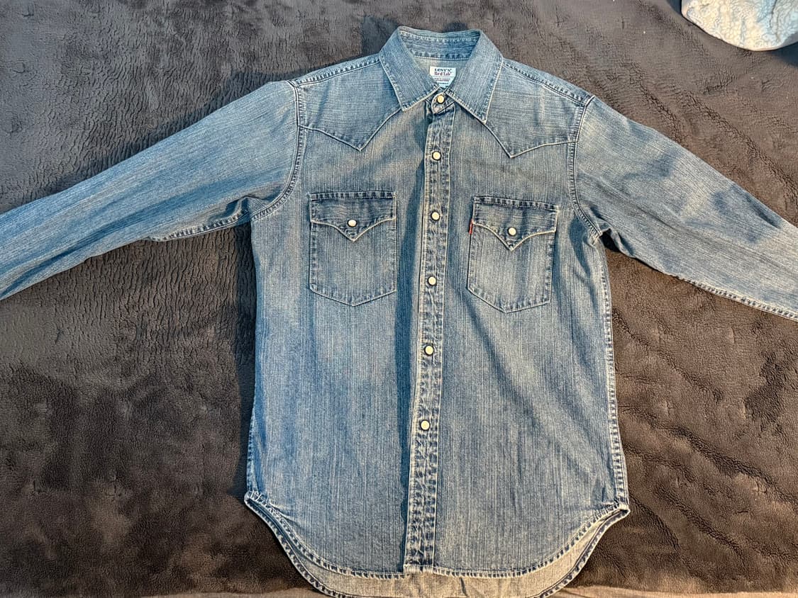 리바이스 웨스턴 데님셔츠 상품이미지1