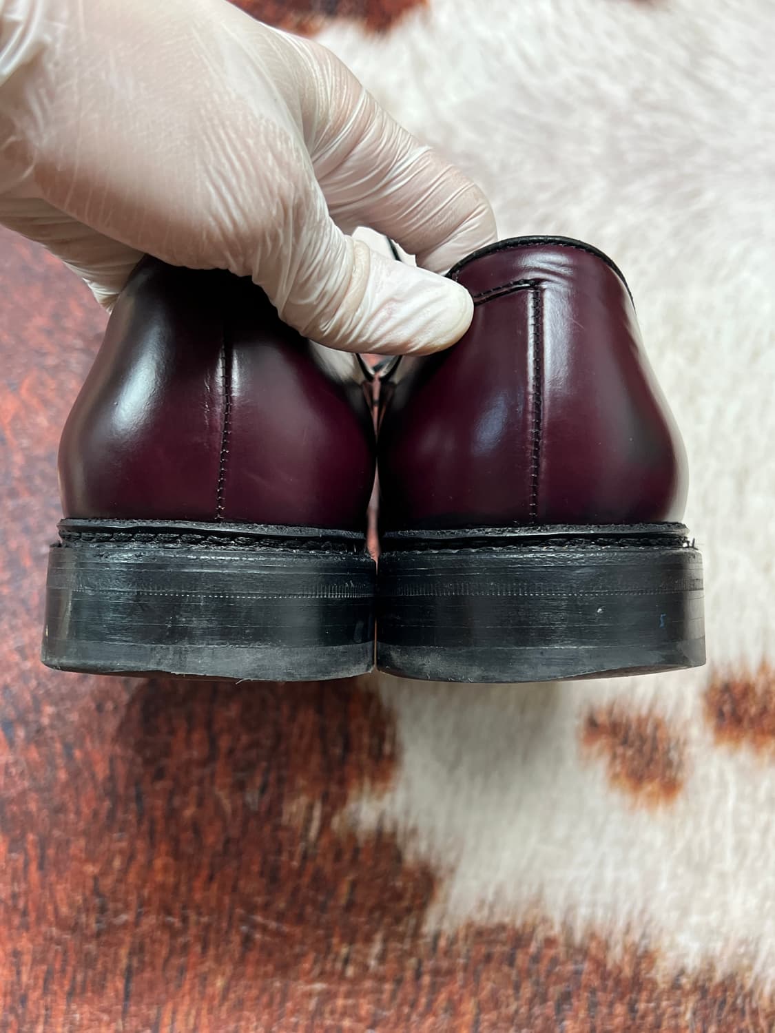 [8.5] BERWICK 버윅 4406 버건디 더비슈즈 상품이미지4