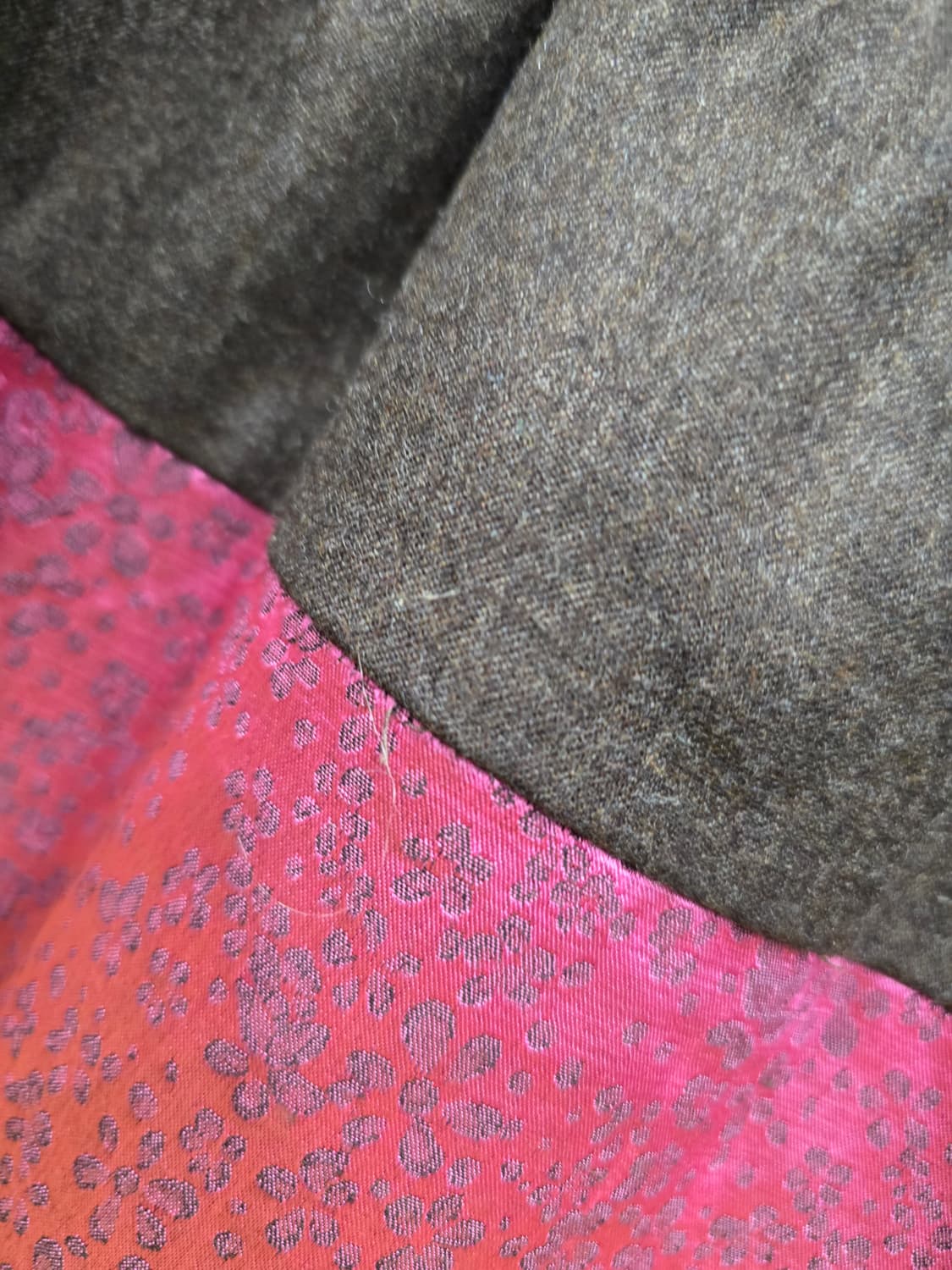 오일리(OILILY) 브라운/핑크 플라워 패턴 롱 스커트 상품이미지6