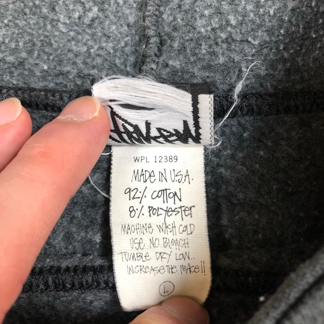 90s 스투시 stussy 로고 스웻 후드티셔츠 상품이미지8