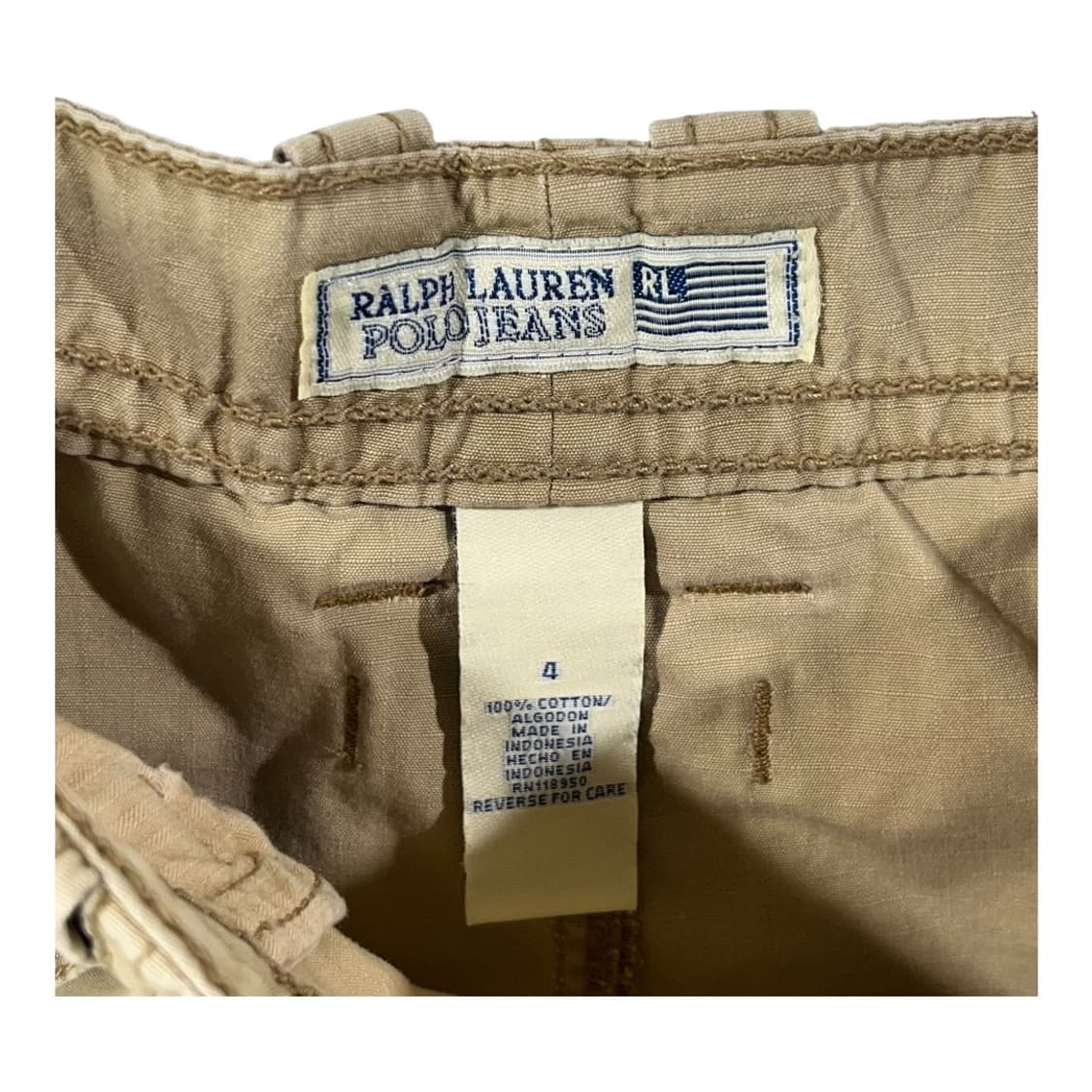 [POLO JEANS] 폴로진스 카고포켓 미디 스커트 상품이미지4